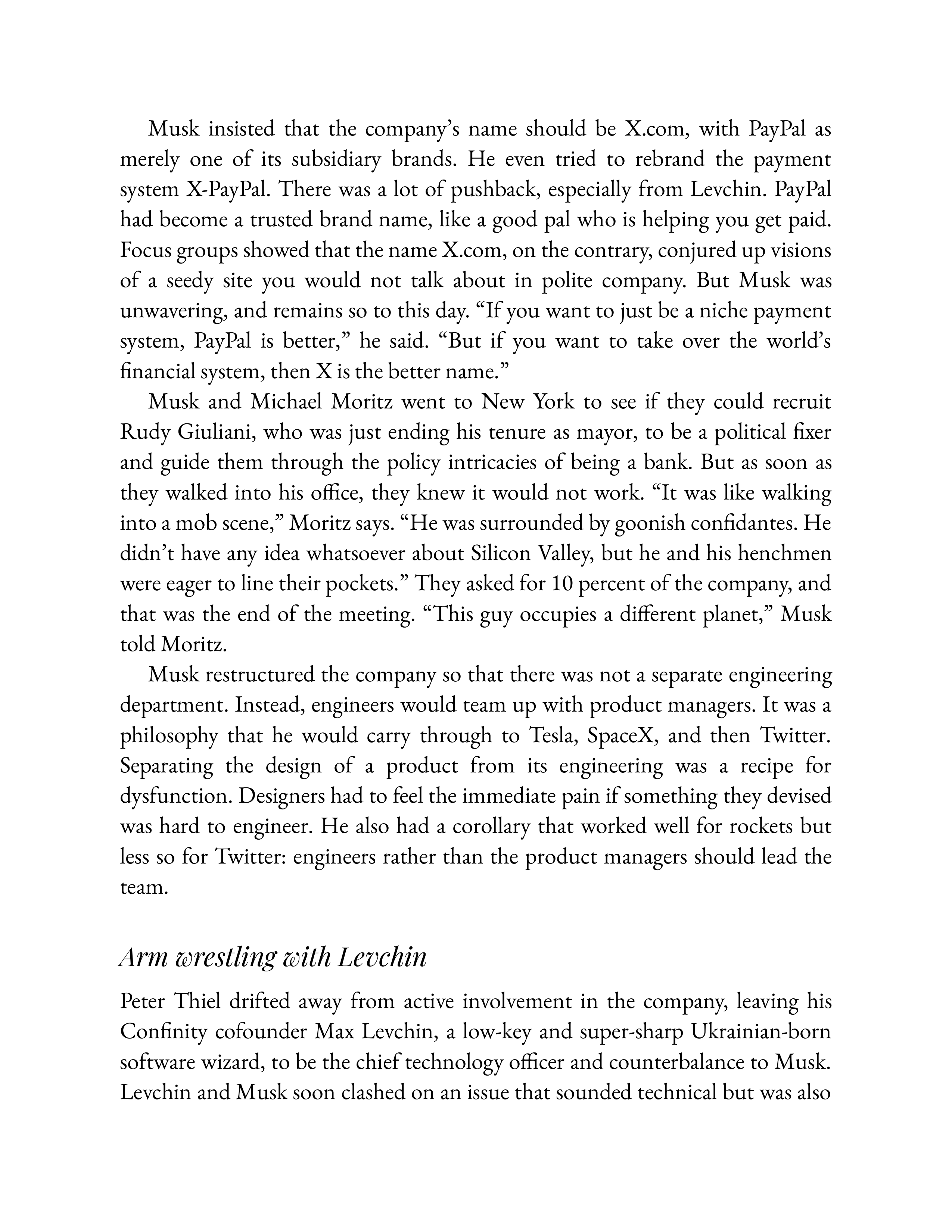 Simon & Schuster Elon Musk Biography by Walter Isaacson — page 104