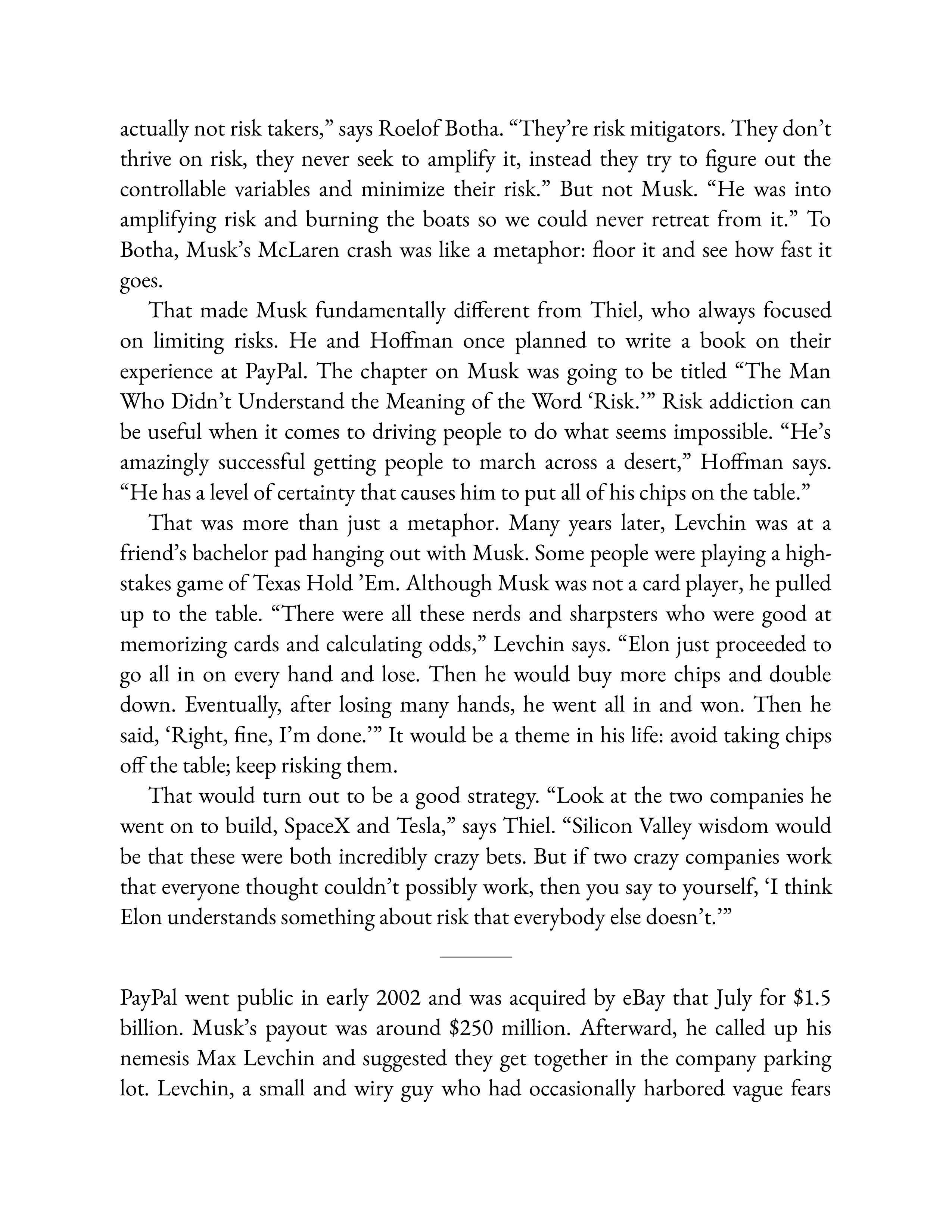 Simon & Schuster Elon Musk Biography by Walter Isaacson — page 114