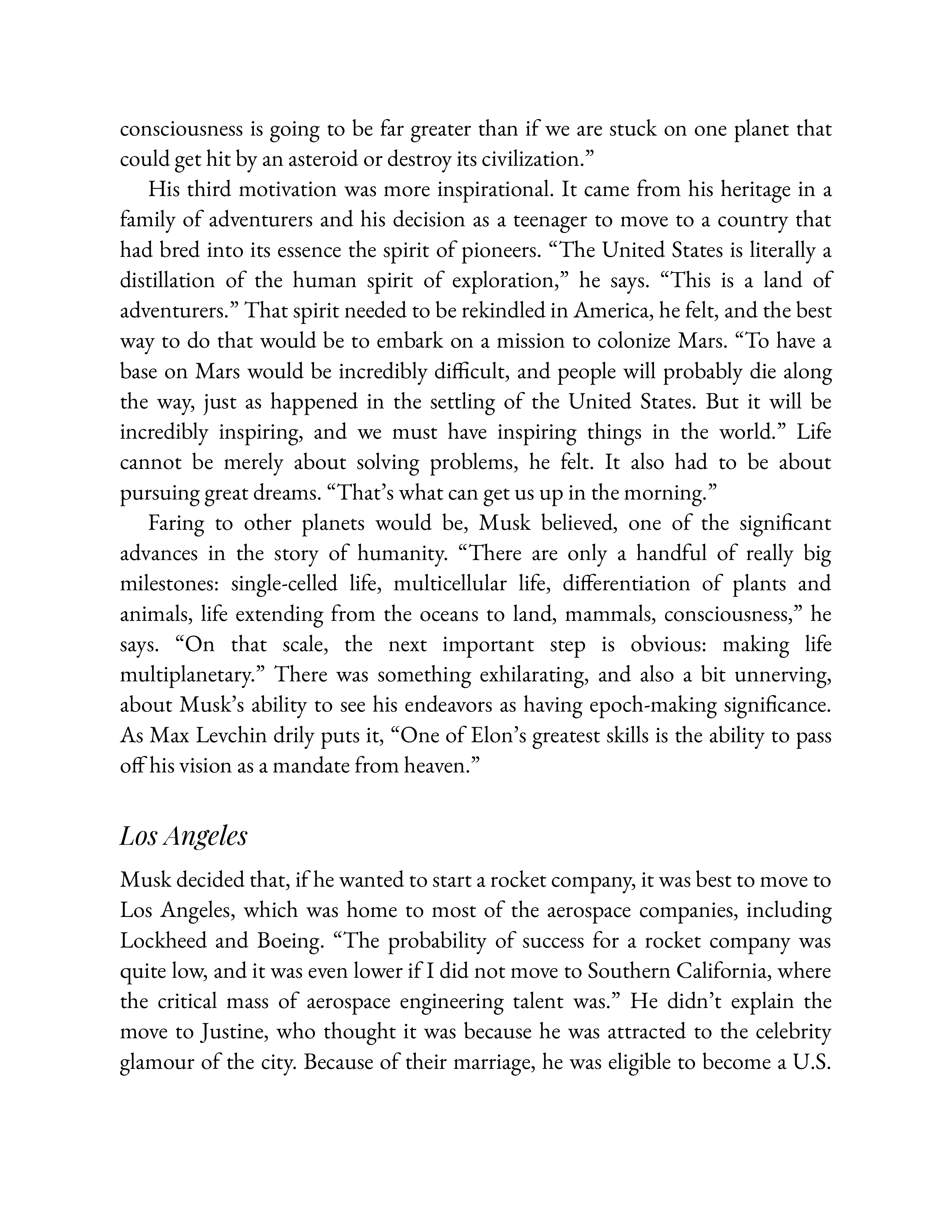 Simon & Schuster Elon Musk Biography by Walter Isaacson — page 122