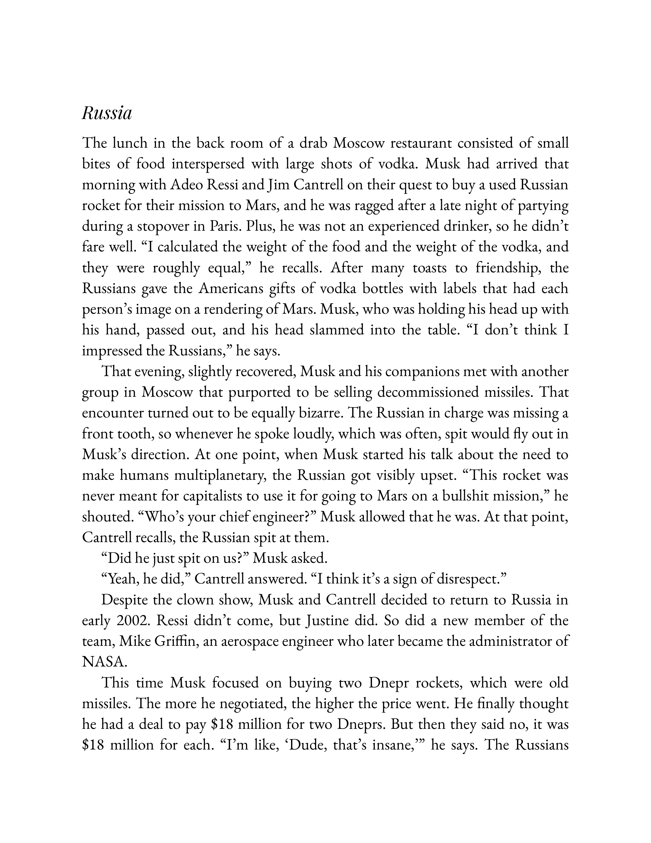 Simon & Schuster Elon Musk Biography by Walter Isaacson — page 127