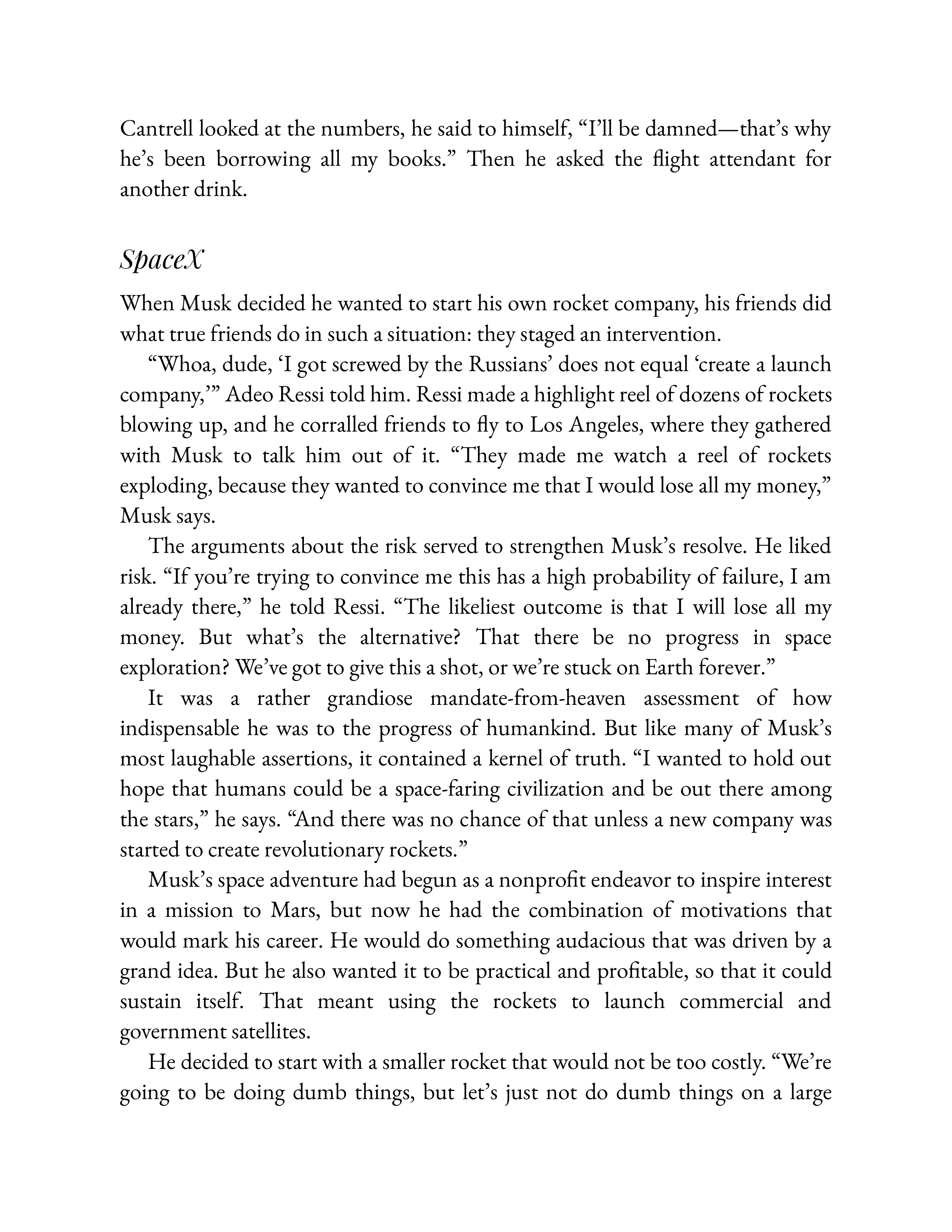 Simon & Schuster Elon Musk Biography by Walter Isaacson — page 129