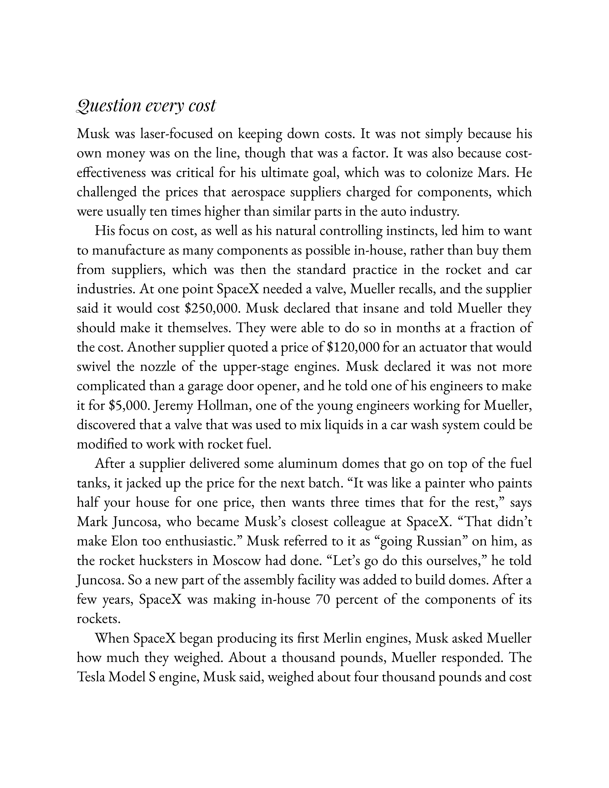 Simon & Schuster Elon Musk Biography by Walter Isaacson — page 141
