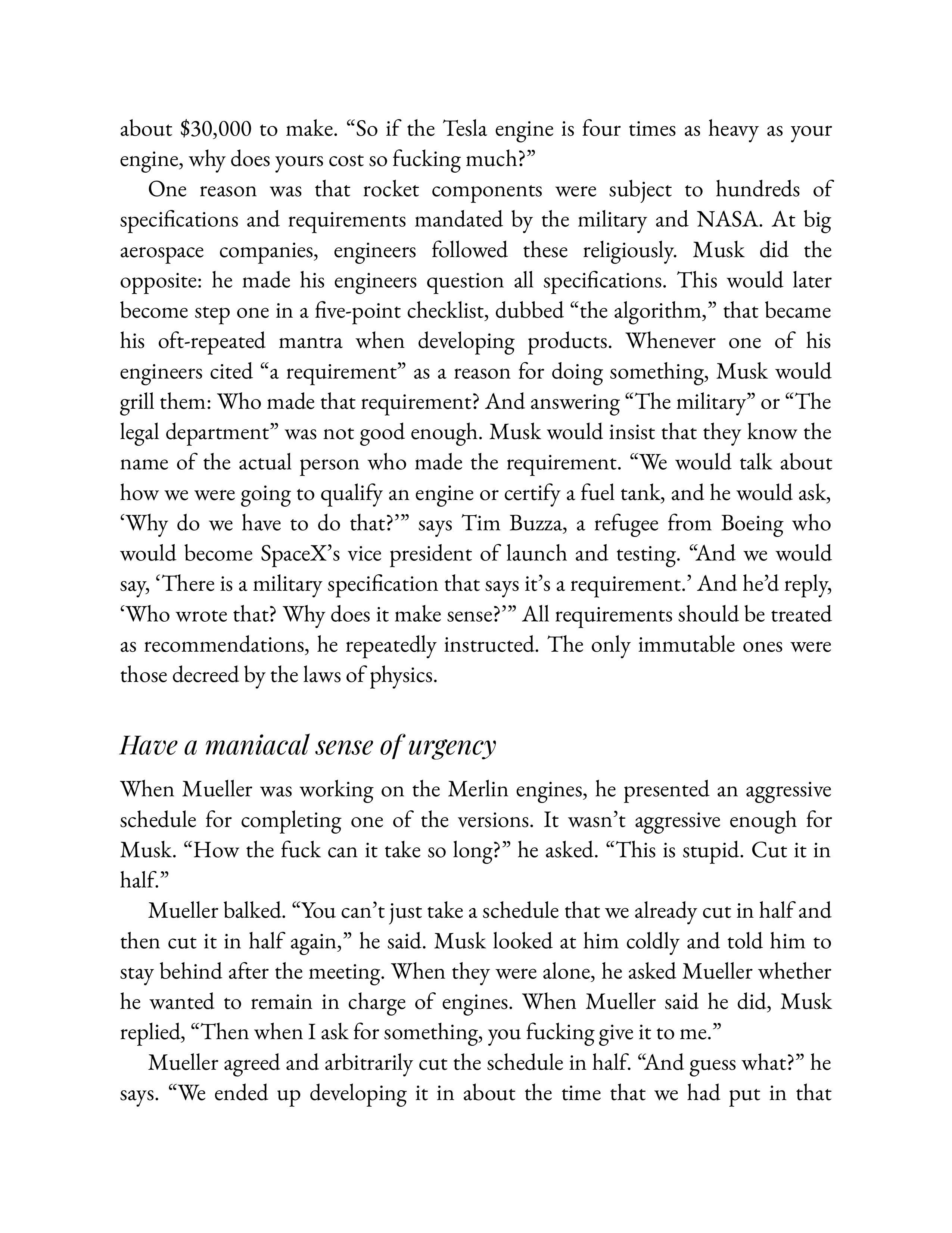 Simon & Schuster Elon Musk Biography by Walter Isaacson — page 142