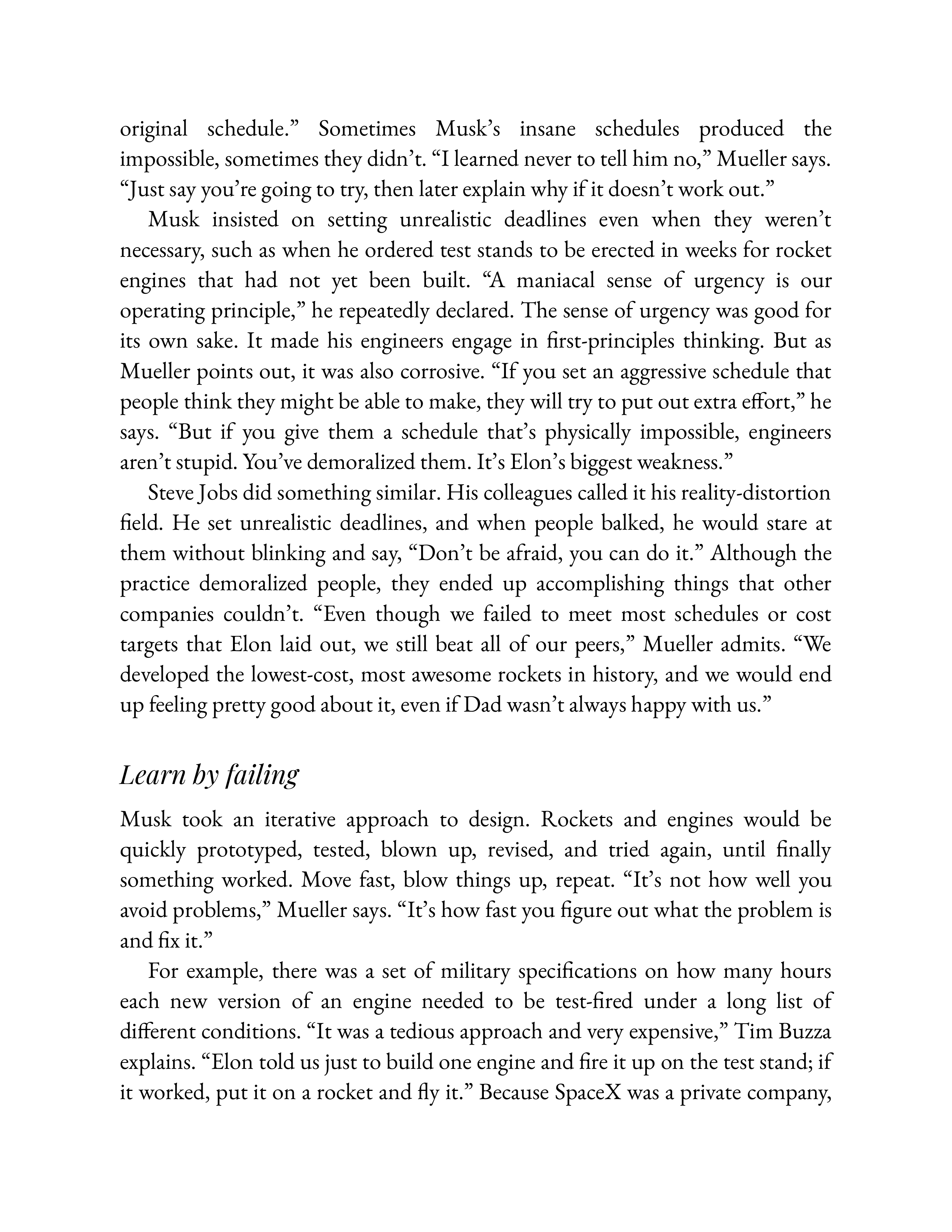 Simon & Schuster Elon Musk Biography by Walter Isaacson — page 143