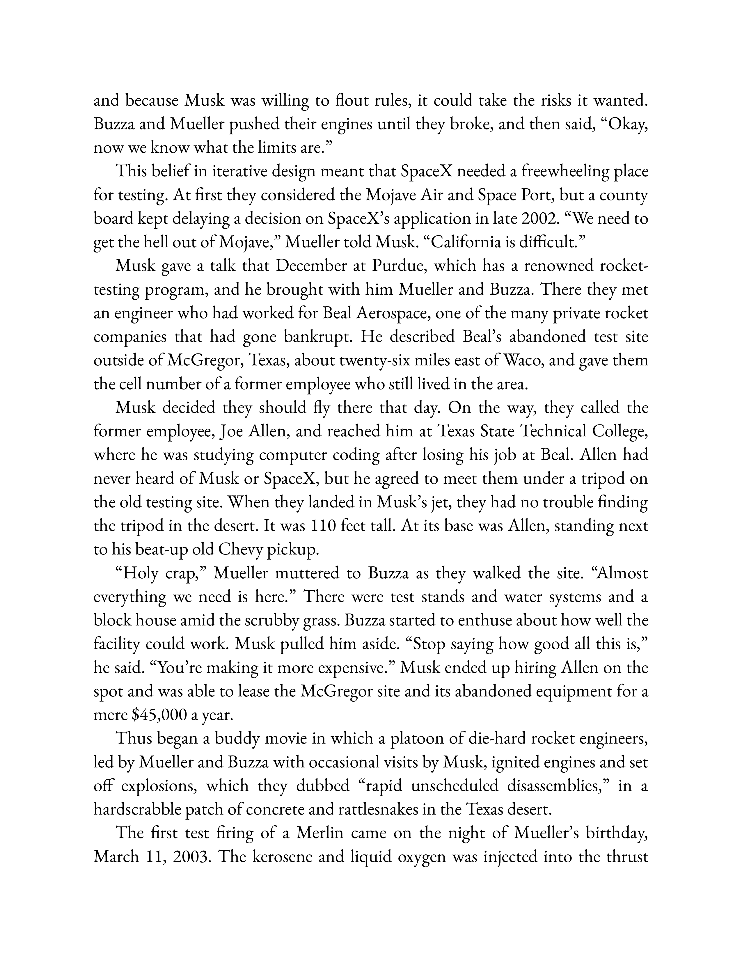 Simon & Schuster Elon Musk Biography by Walter Isaacson — page 144