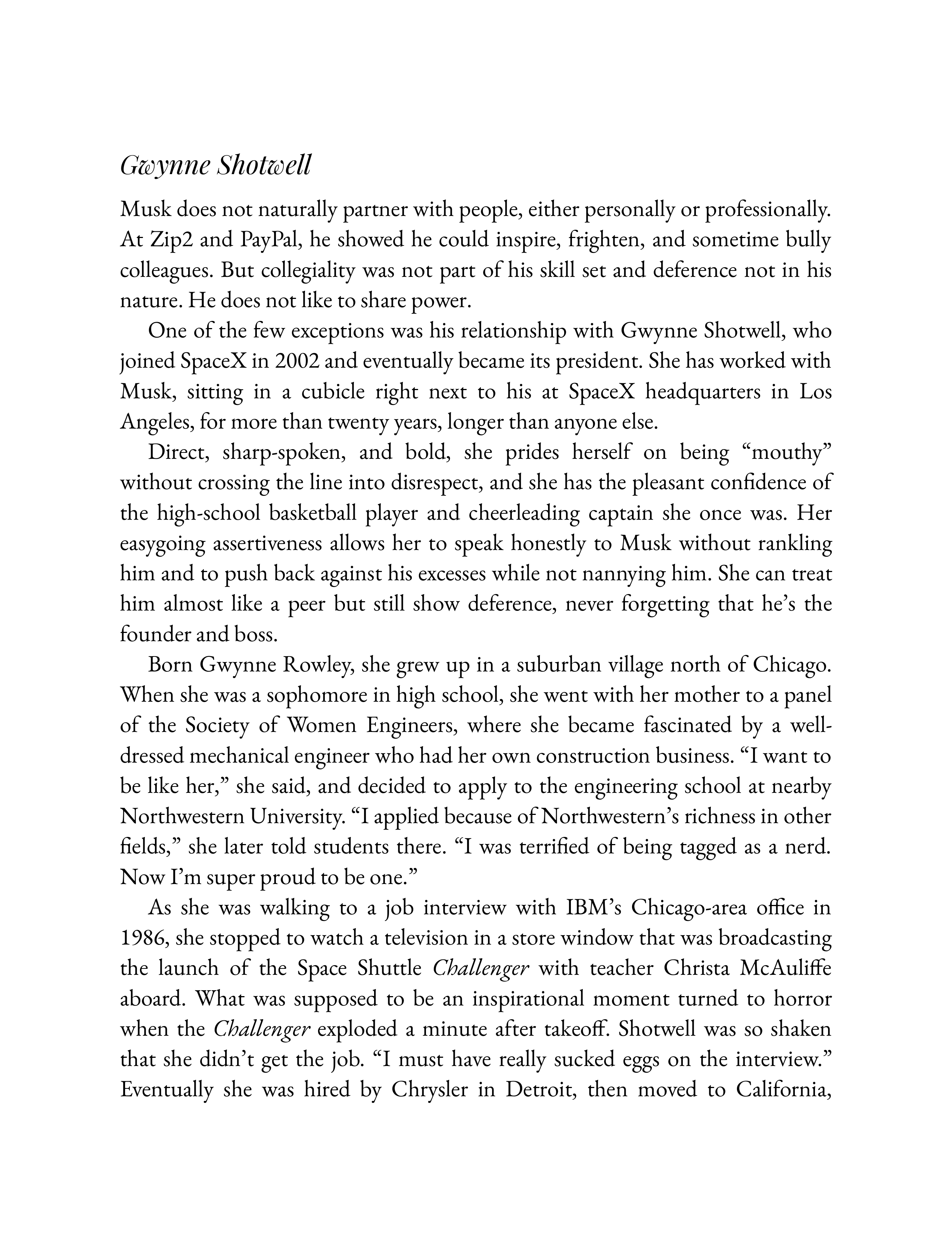 Simon & Schuster Elon Musk Biography by Walter Isaacson — page 148