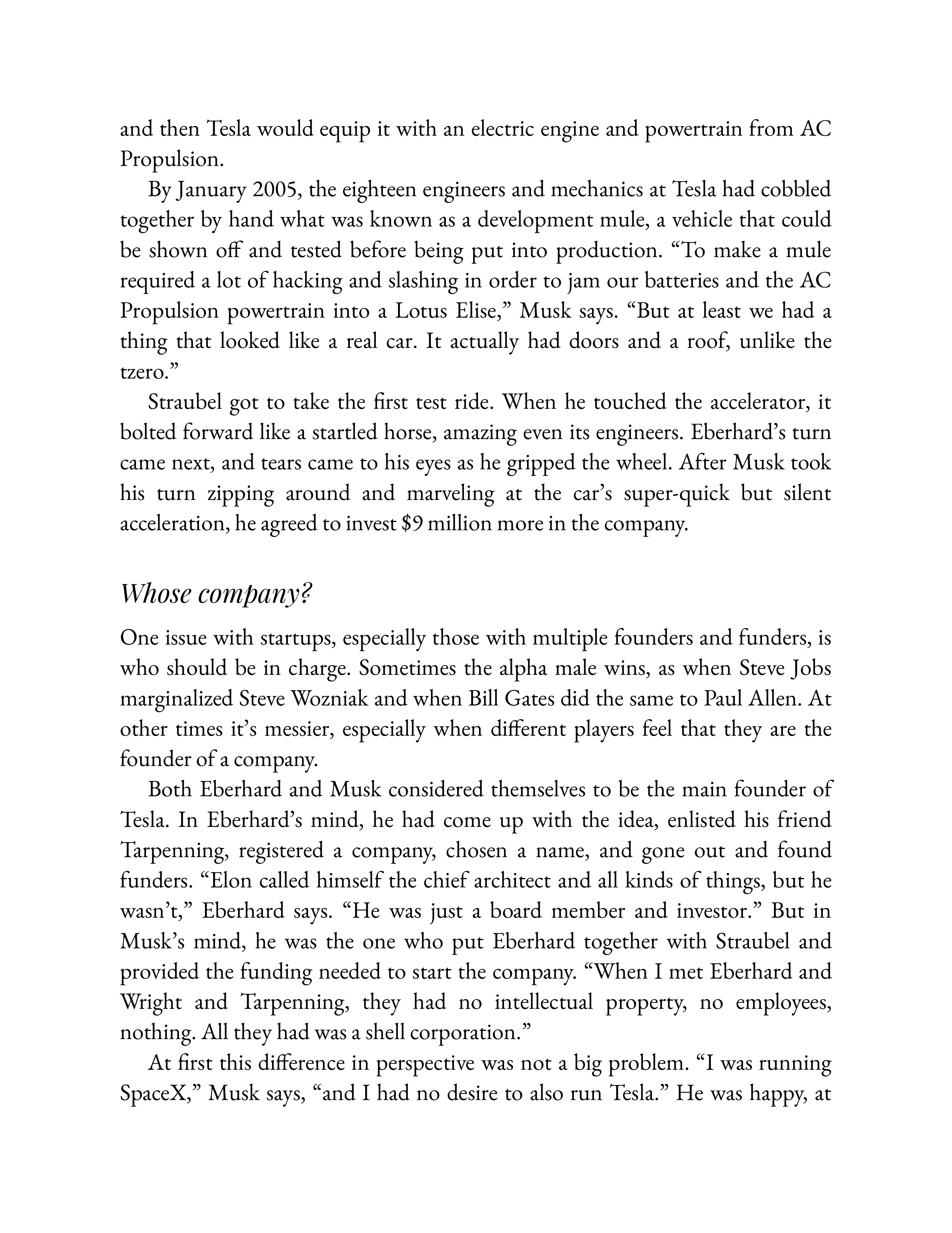 Simon & Schuster Elon Musk Biography by Walter Isaacson — page 164