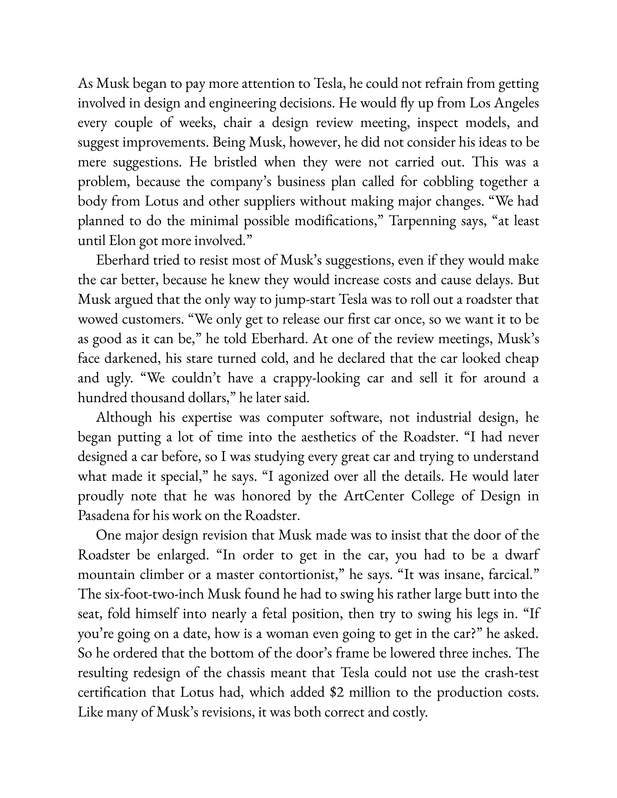 Simon & Schuster Elon Musk Biography by Walter Isaacson — page 166