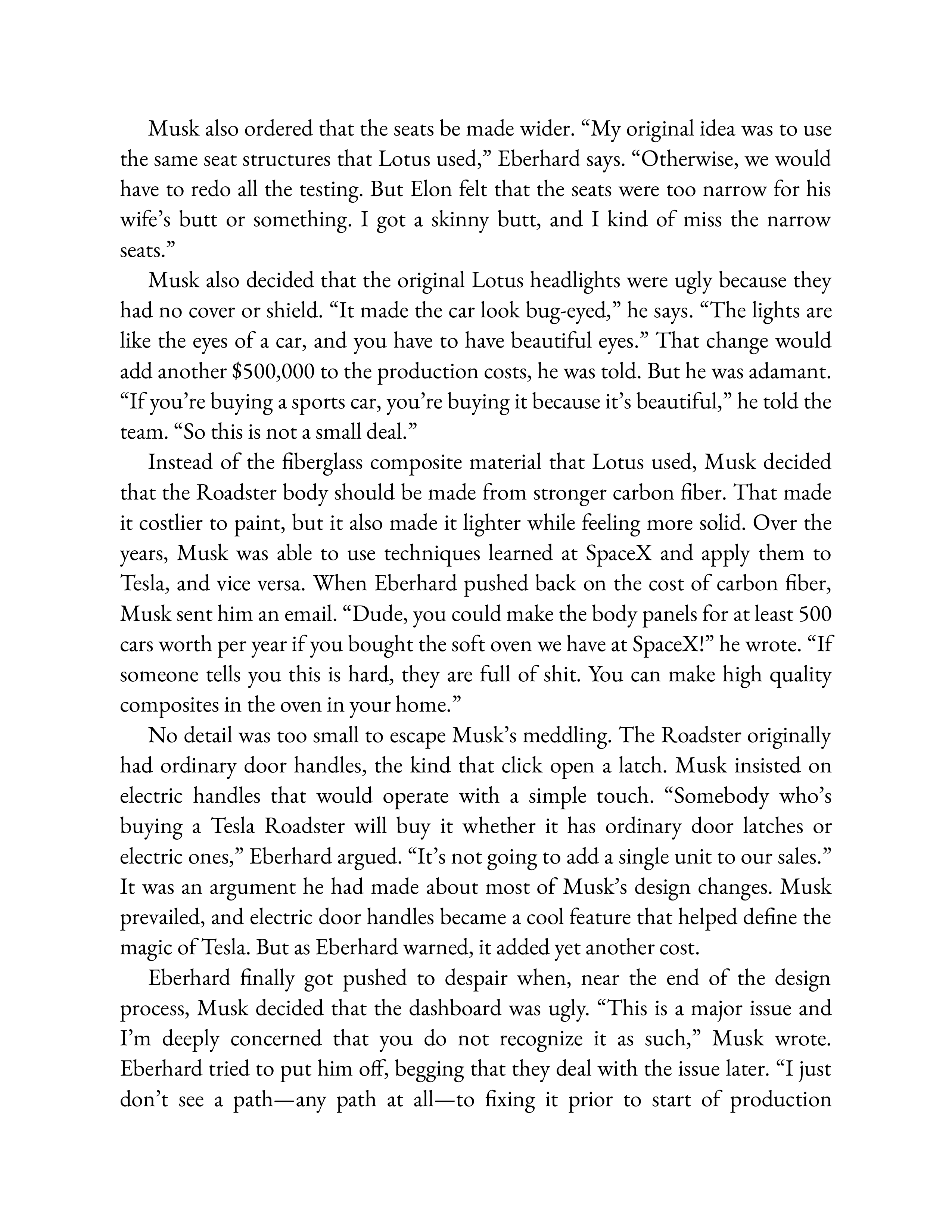 Simon & Schuster Elon Musk Biography by Walter Isaacson — page 167