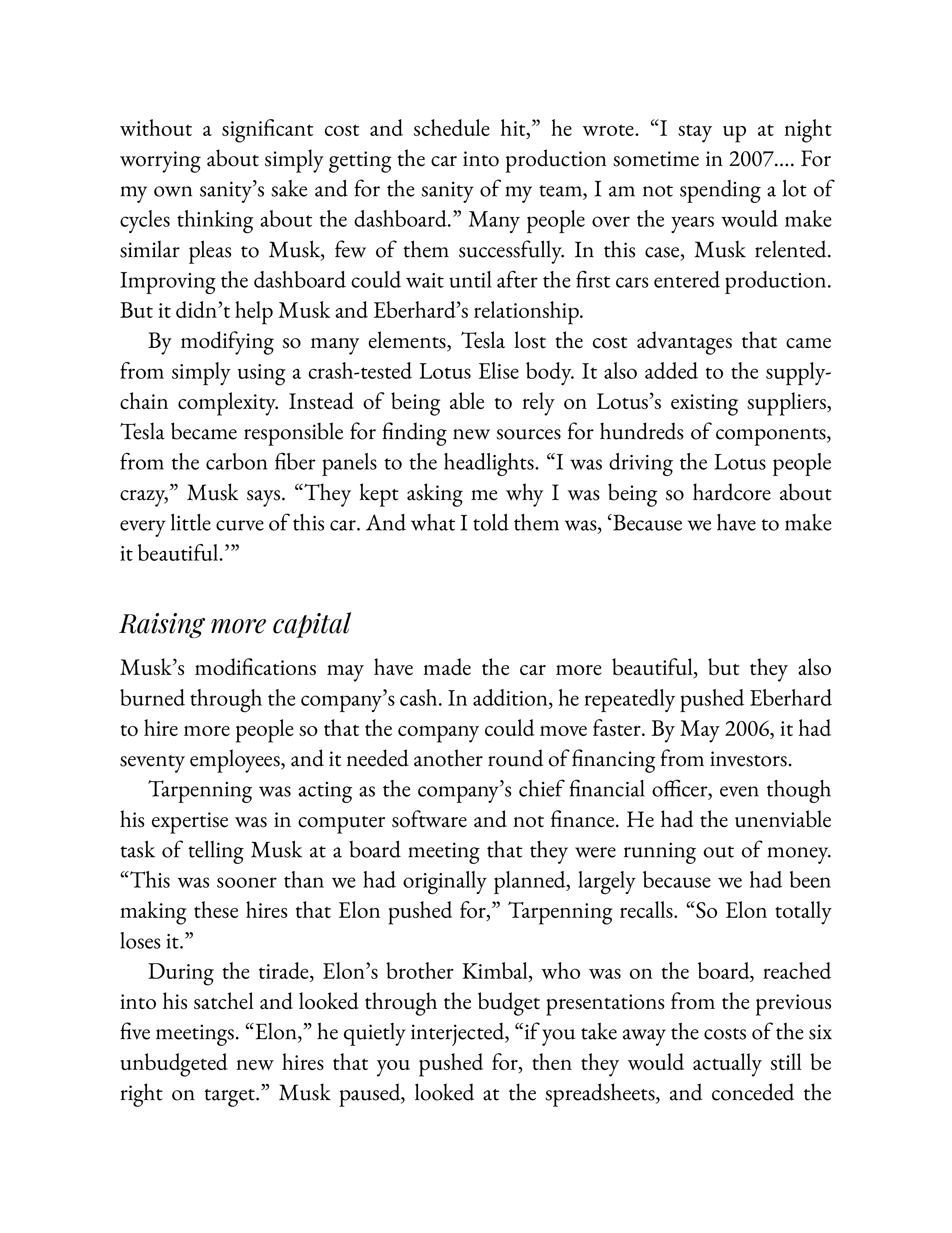 Simon & Schuster Elon Musk Biography by Walter Isaacson — page 168