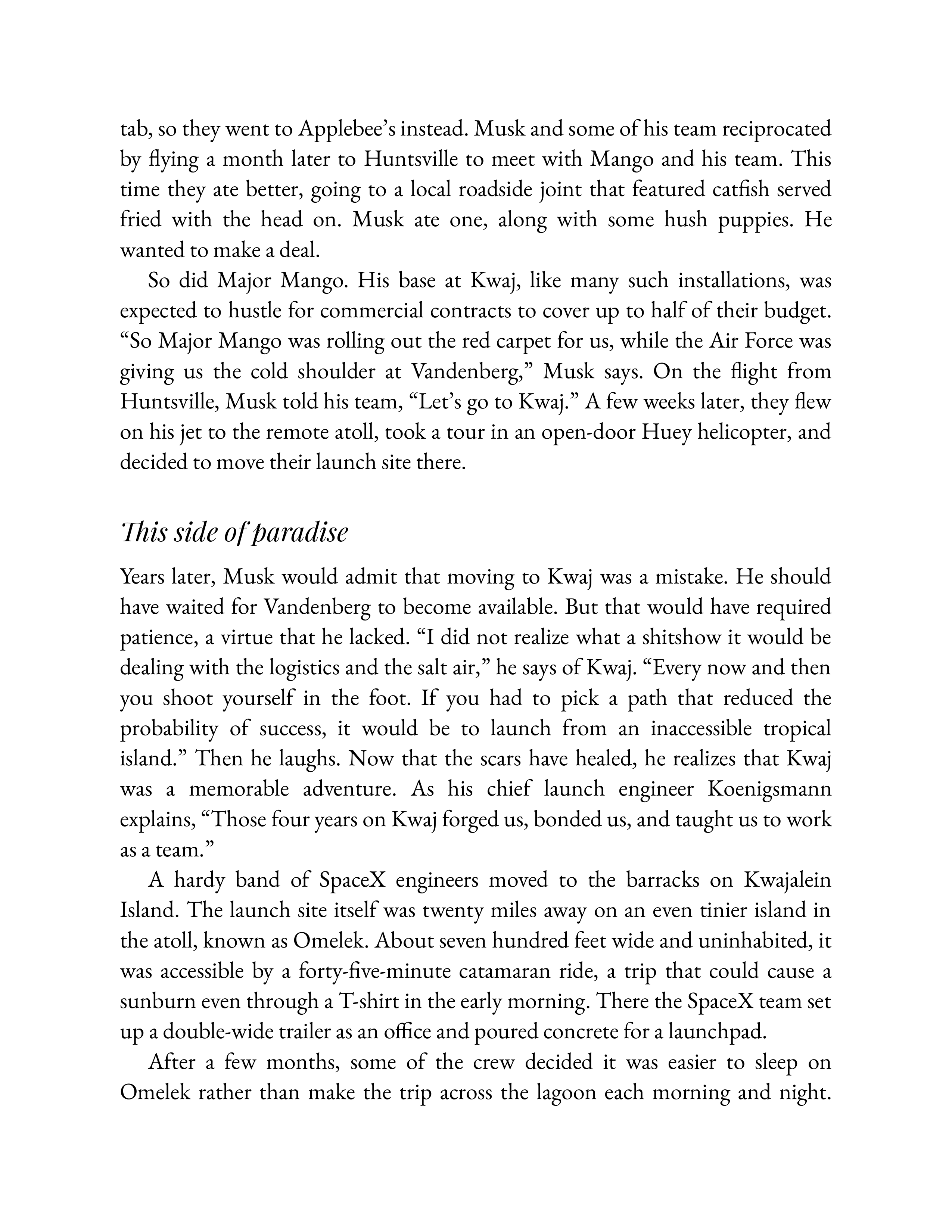Simon & Schuster Elon Musk Biography by Walter Isaacson — page 180