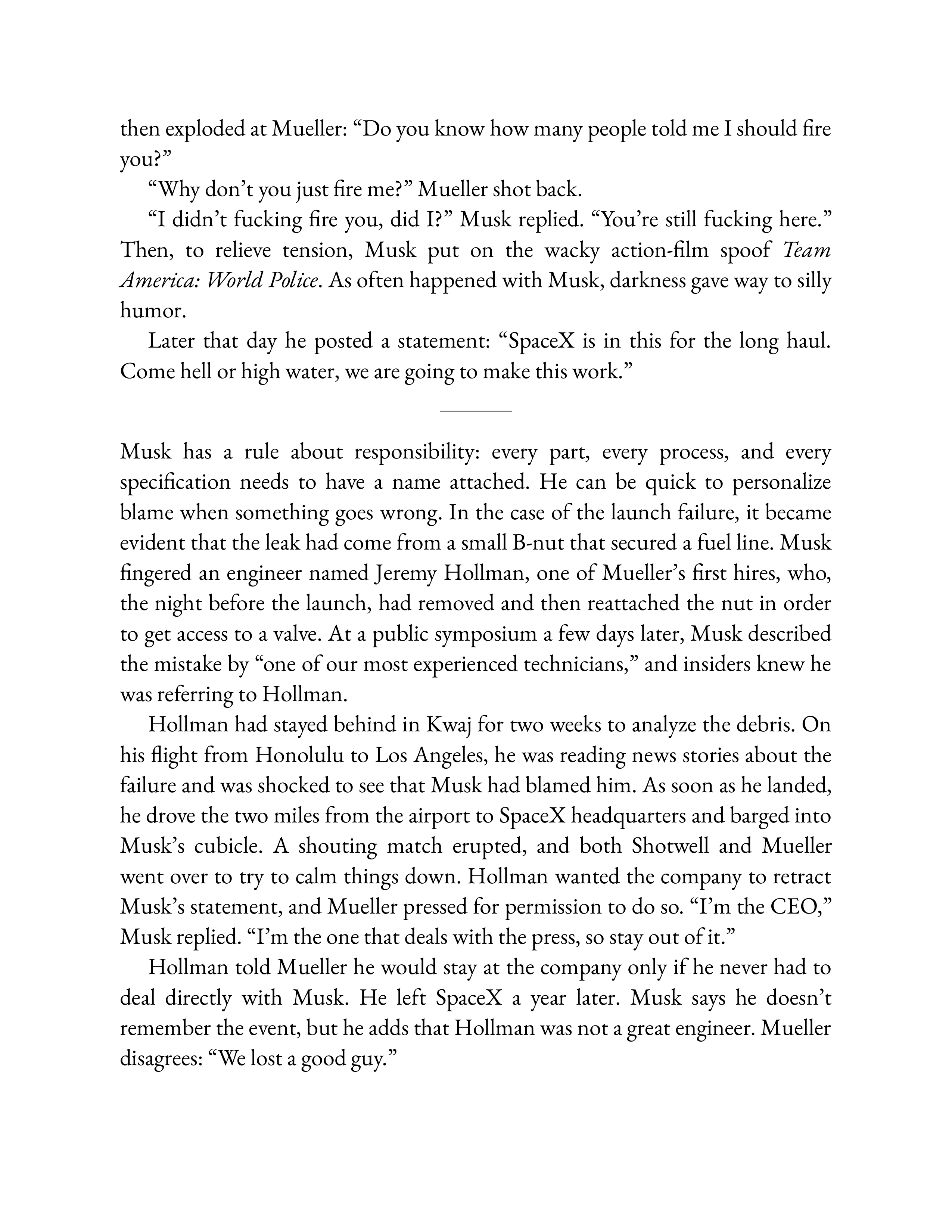 Simon & Schuster Elon Musk Biography by Walter Isaacson — page 186