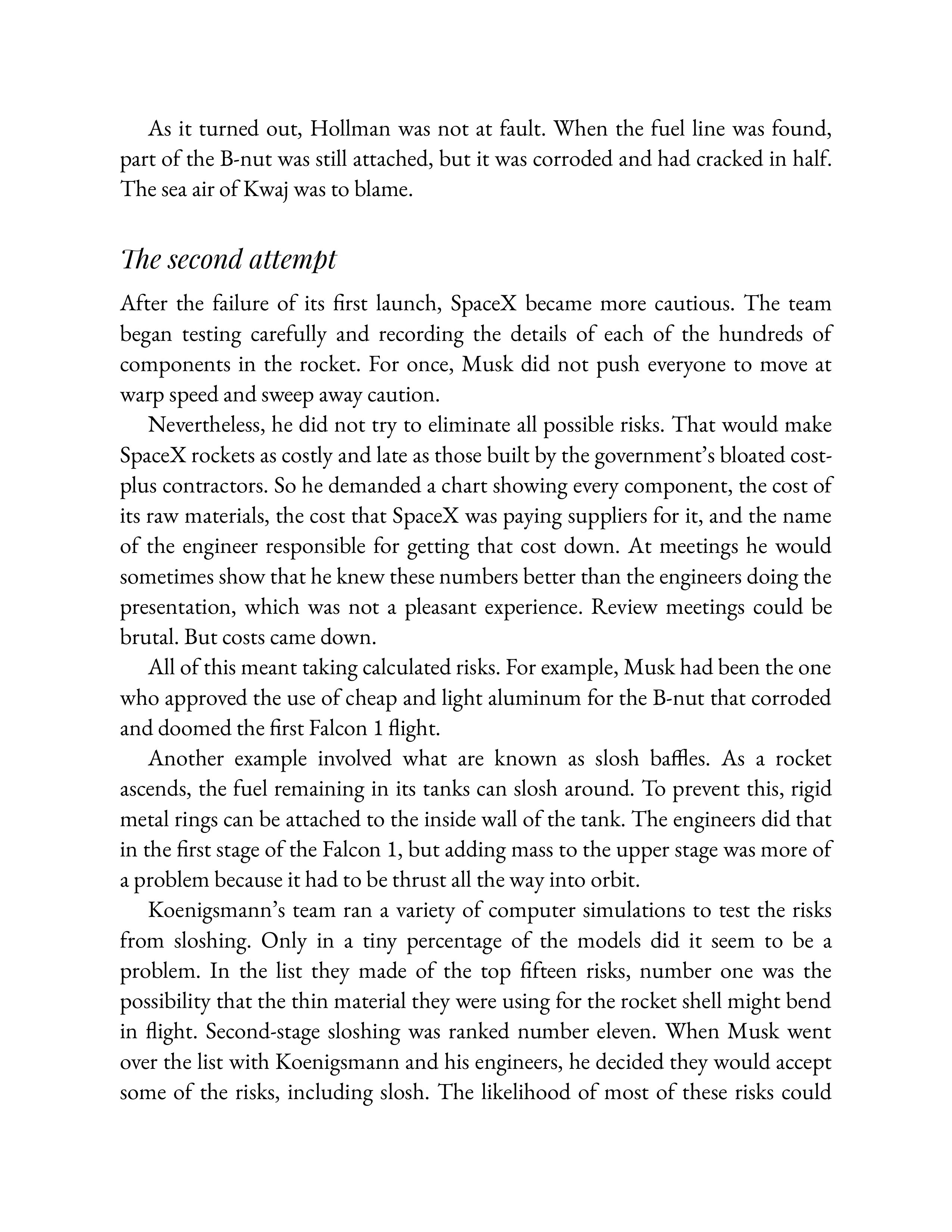 Simon & Schuster Elon Musk Biography by Walter Isaacson — page 187