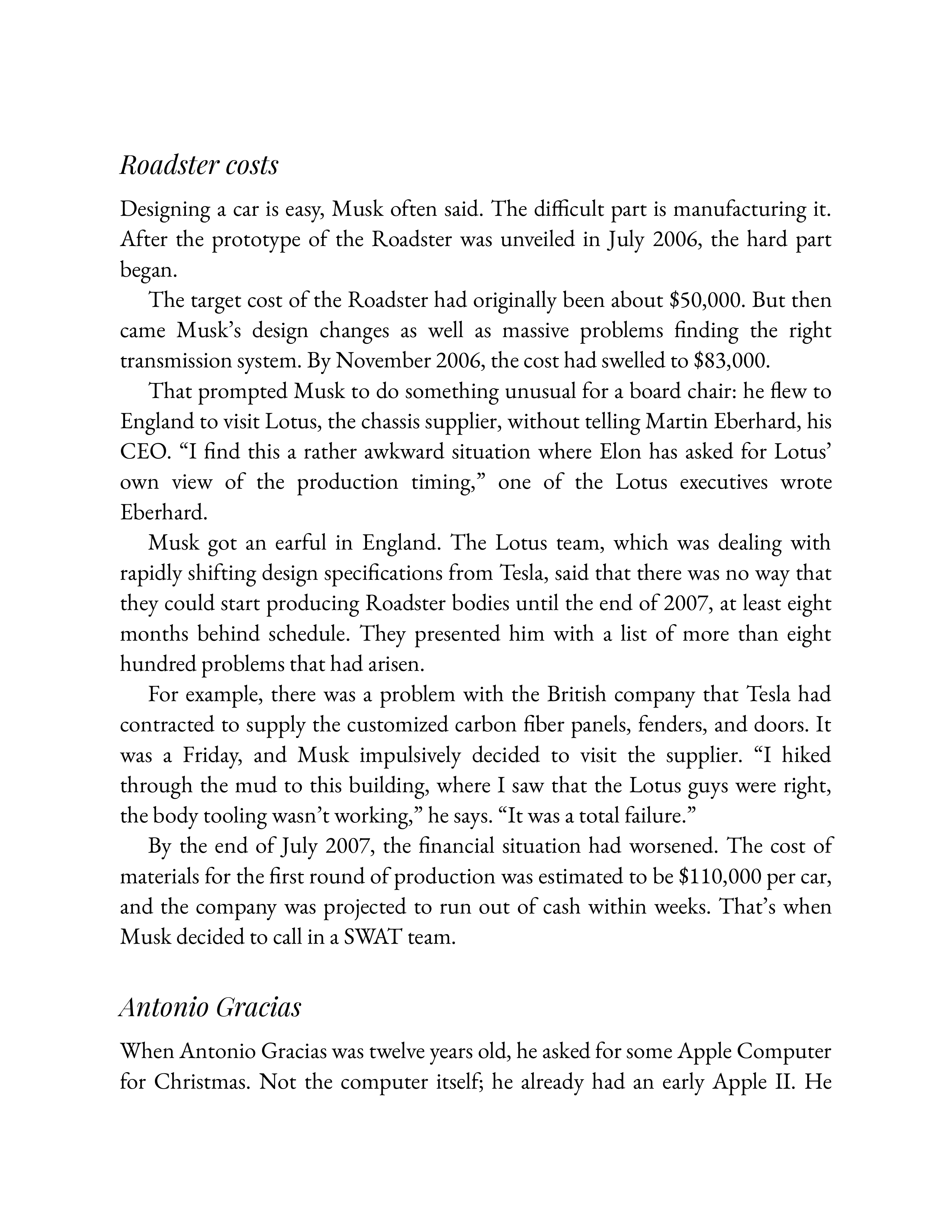Simon & Schuster Elon Musk Biography by Walter Isaacson — page 190
