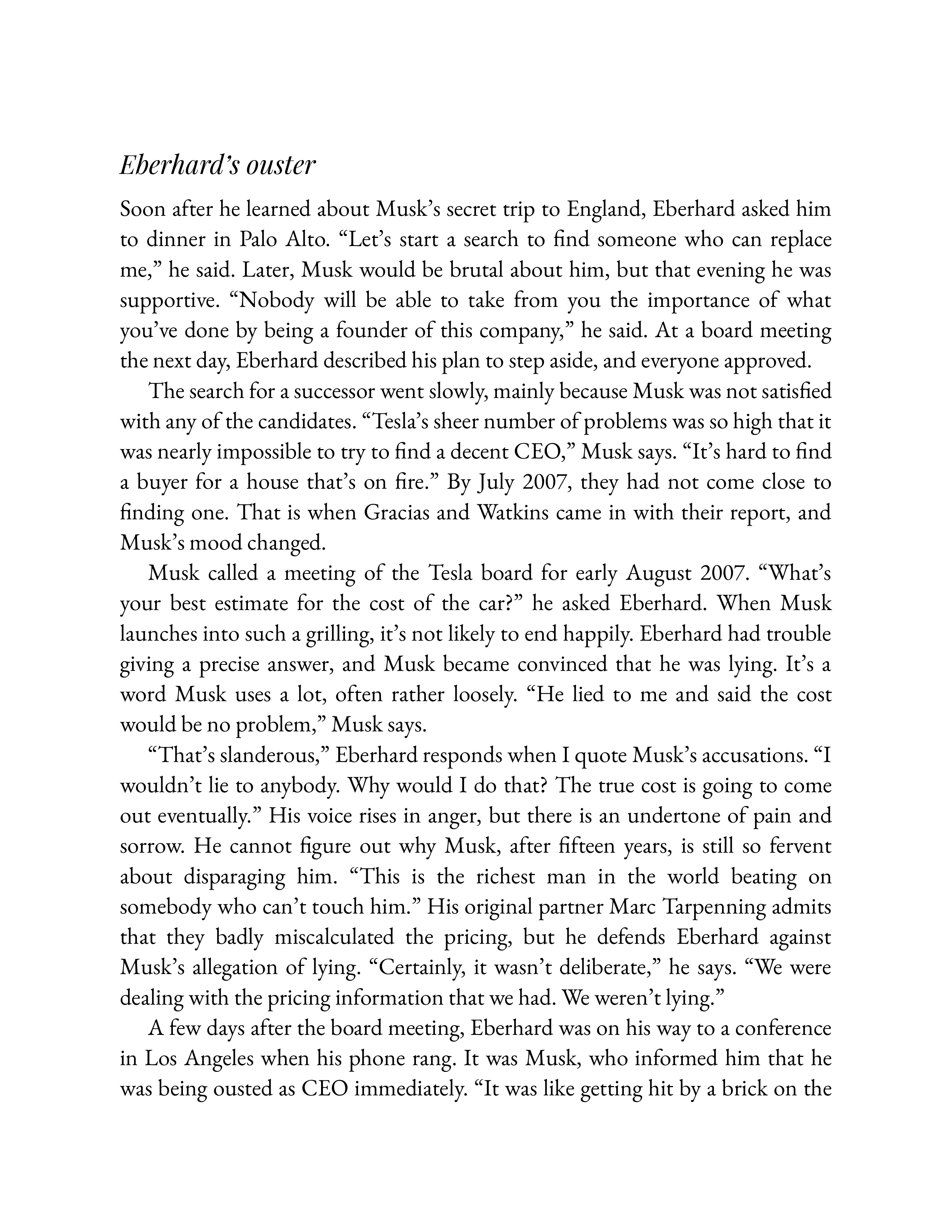 Simon & Schuster Elon Musk Biography by Walter Isaacson — page 199