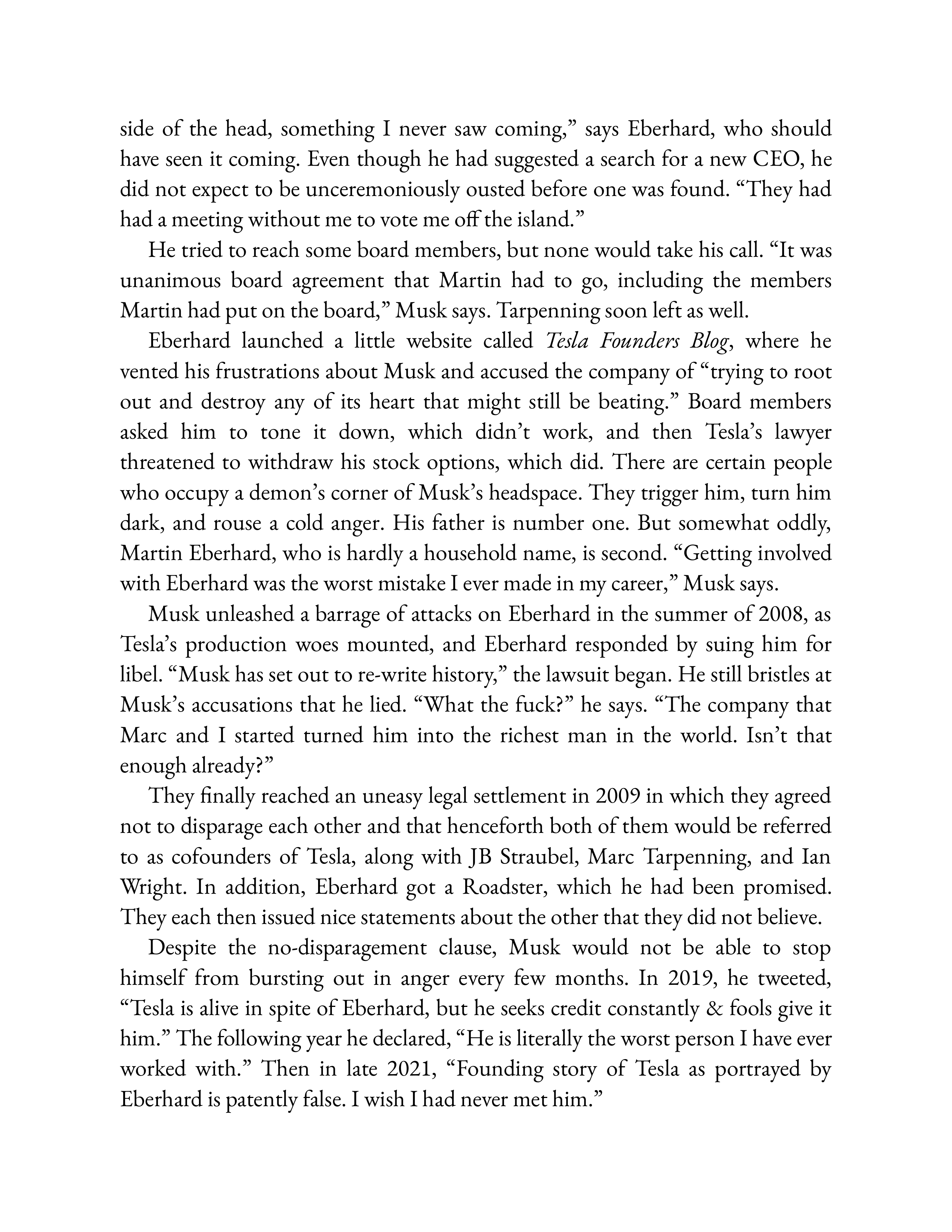 Simon & Schuster Elon Musk Biography by Walter Isaacson — page 200