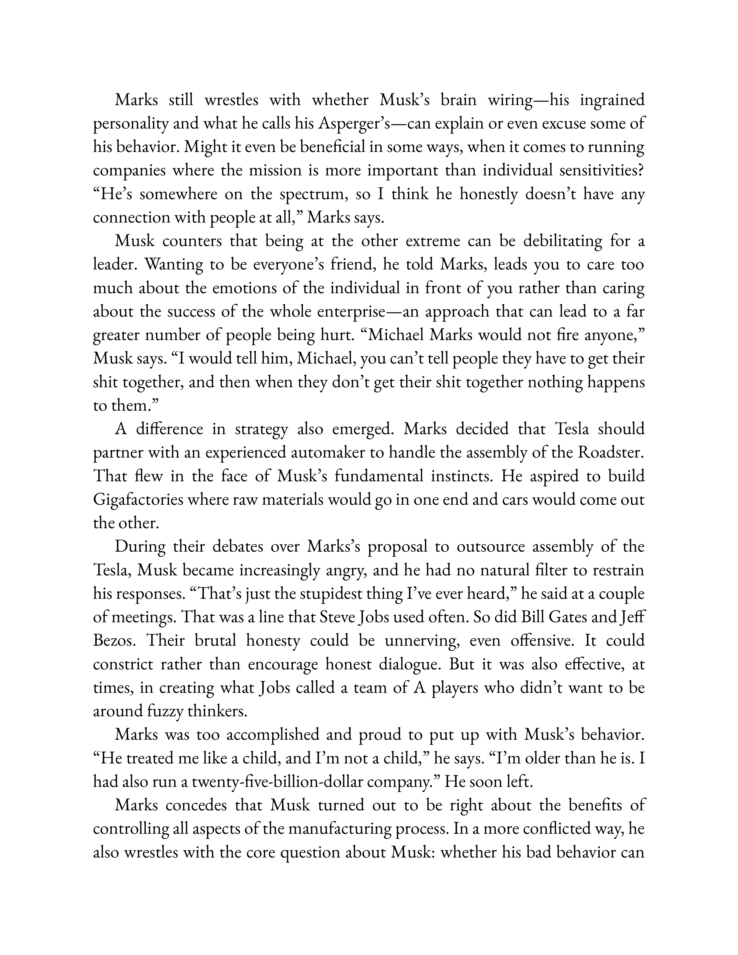 Simon & Schuster Elon Musk Biography by Walter Isaacson — page 202