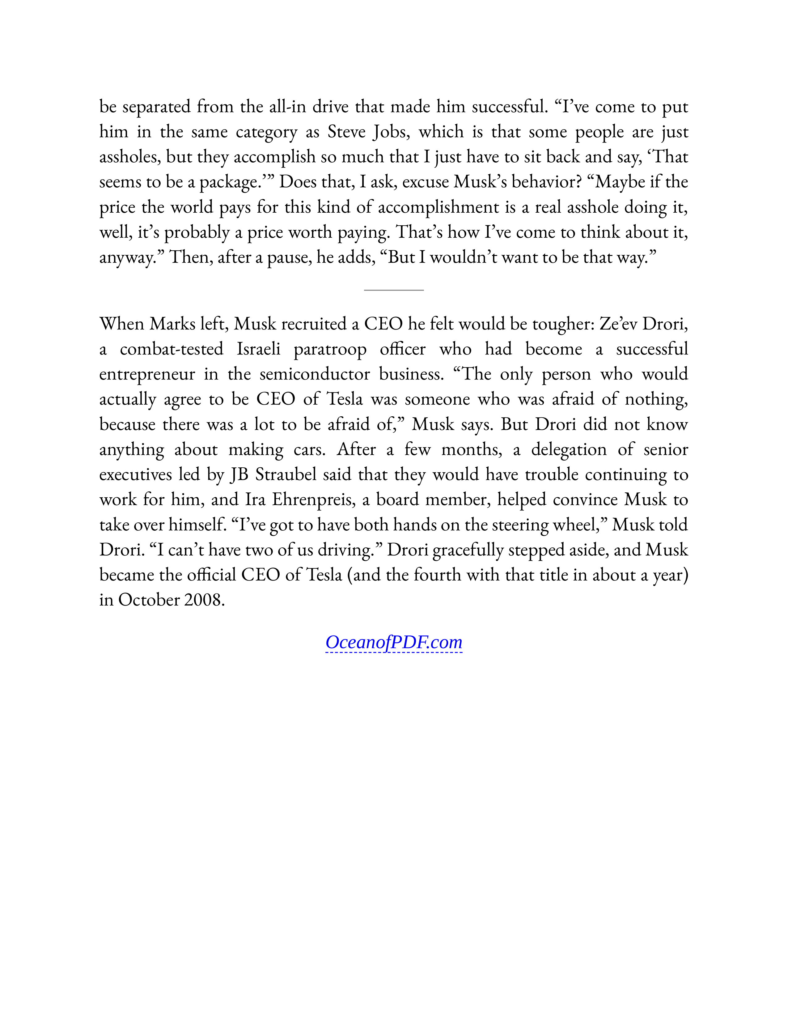 Simon & Schuster Elon Musk Biography by Walter Isaacson — page 203