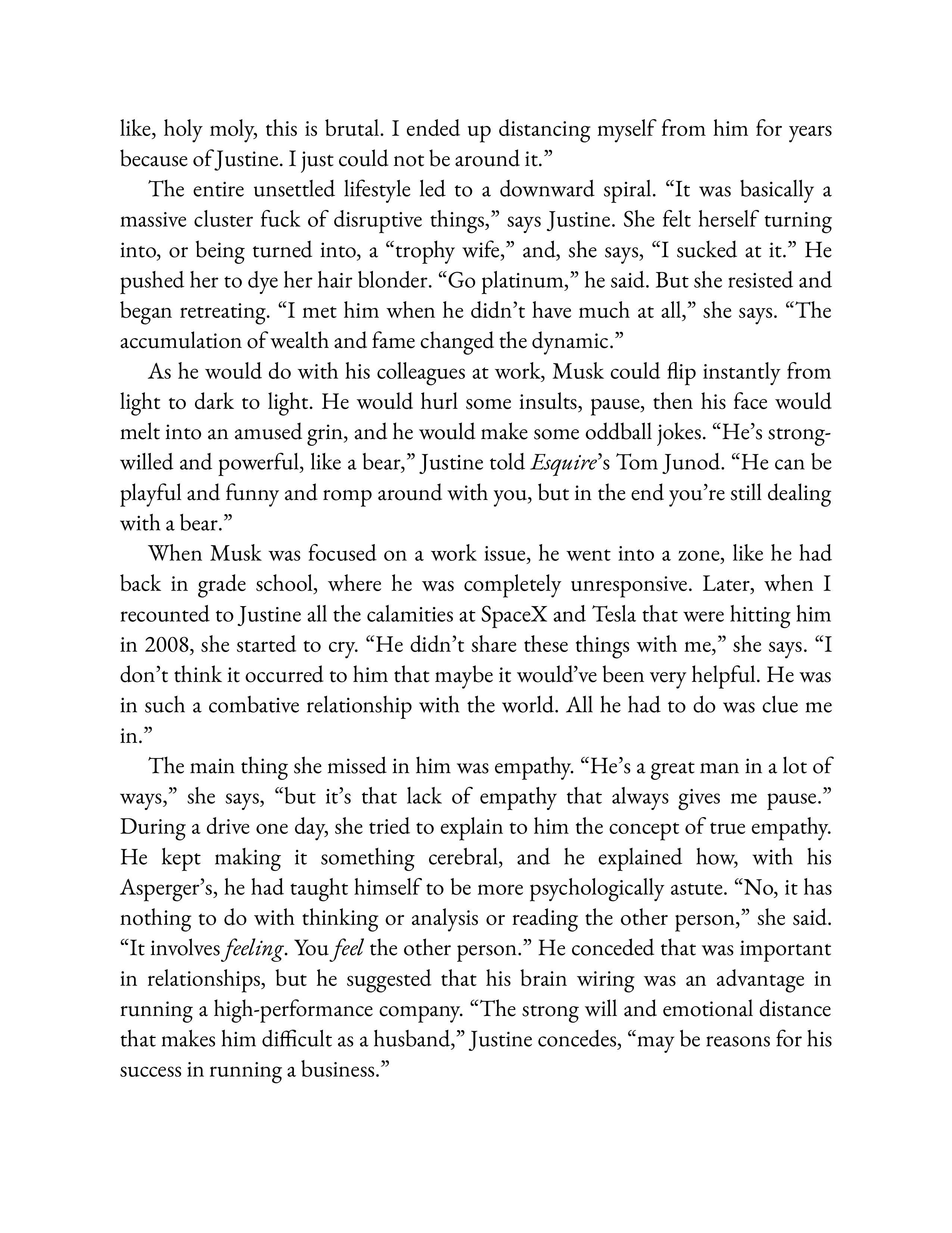 Simon & Schuster Elon Musk Biography by Walter Isaacson — page 206