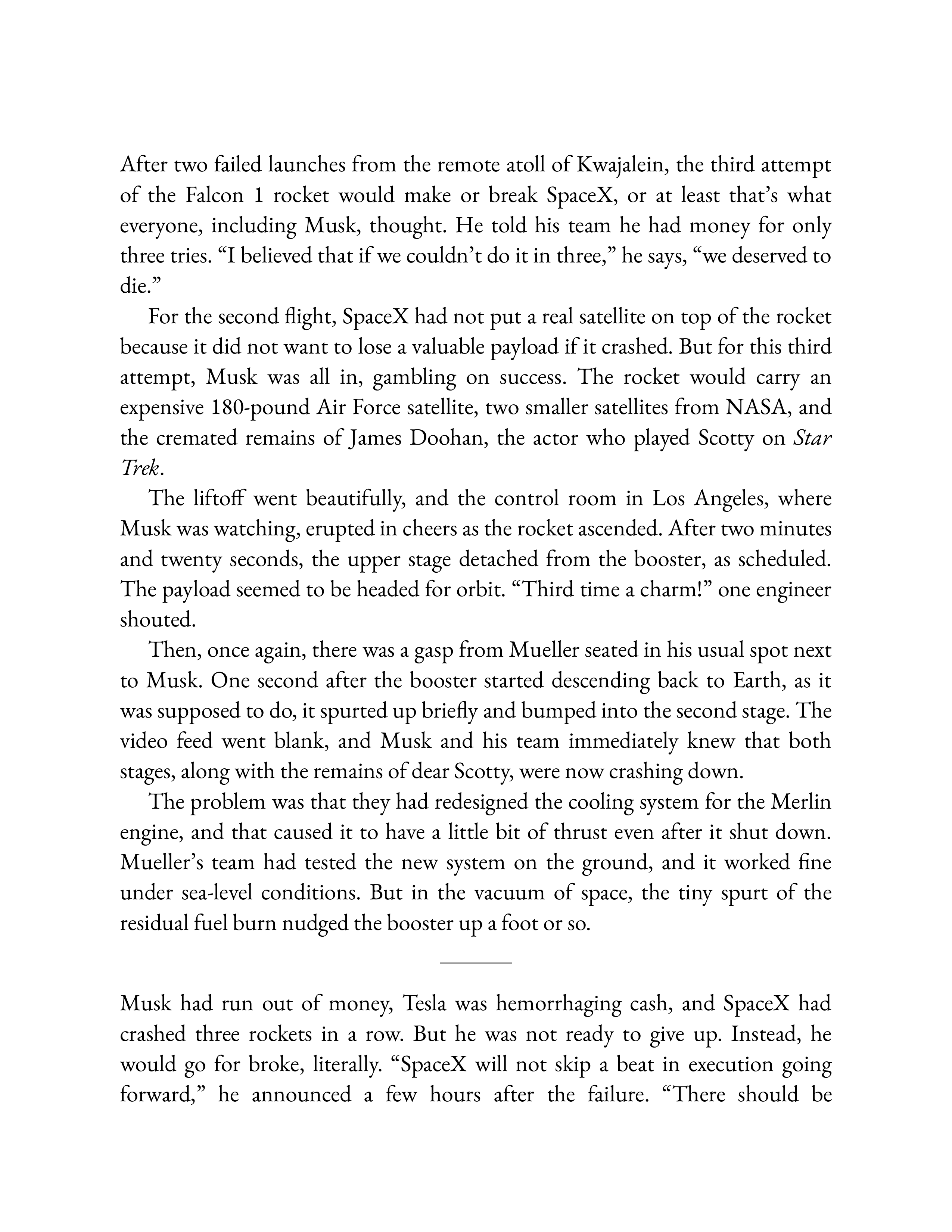 Simon & Schuster Elon Musk Biography by Walter Isaacson — page 215