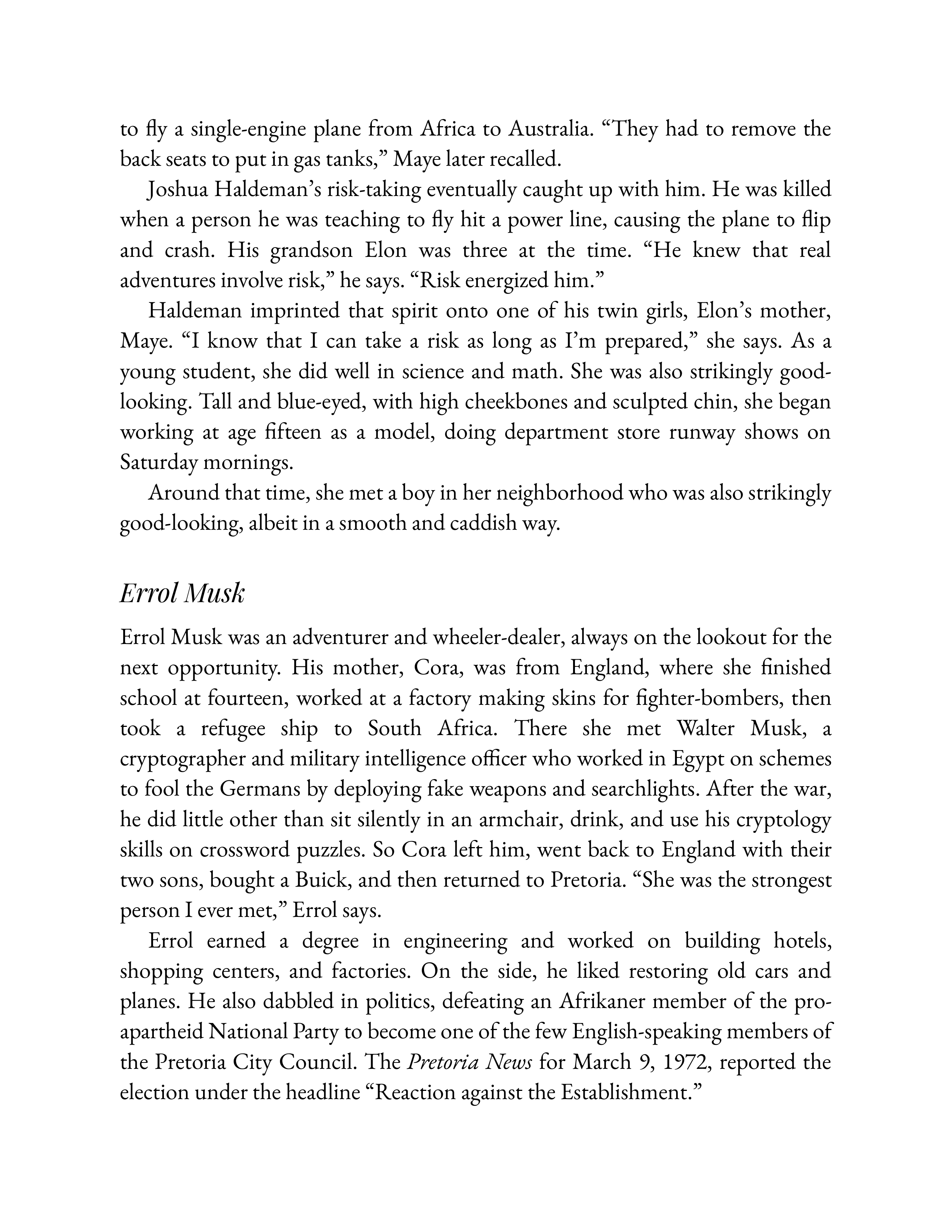 Simon & Schuster Elon Musk Biography by Walter Isaacson — page 22