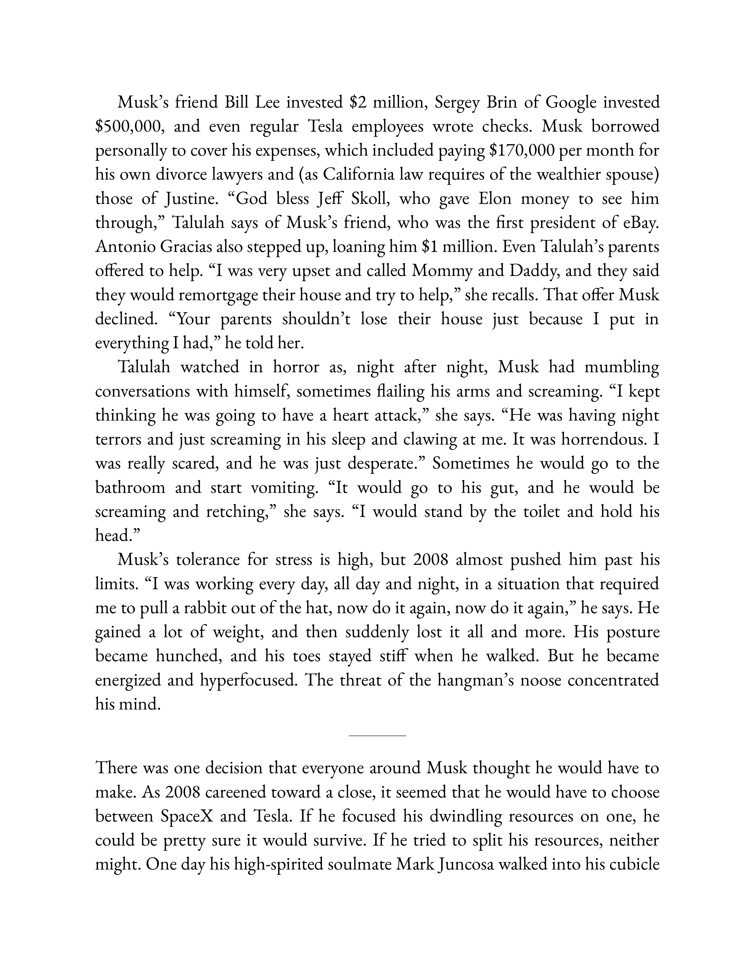 Simon & Schuster Elon Musk Biography by Walter Isaacson — page 221