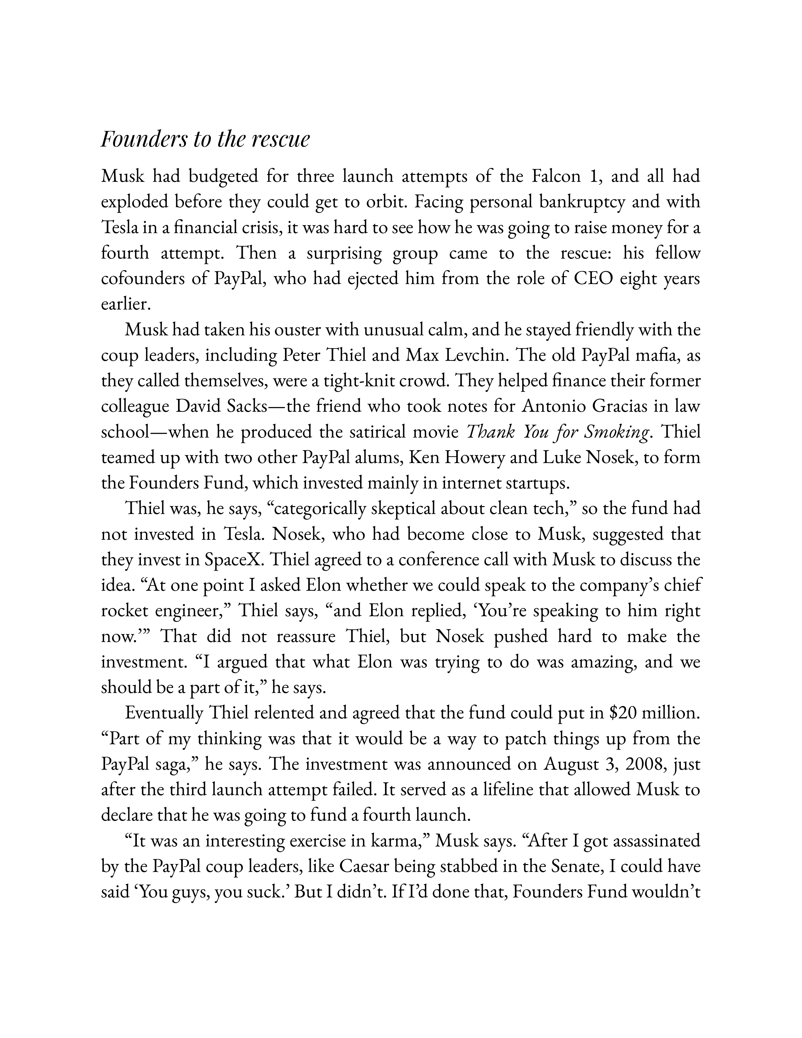 Simon & Schuster Elon Musk Biography by Walter Isaacson — page 224