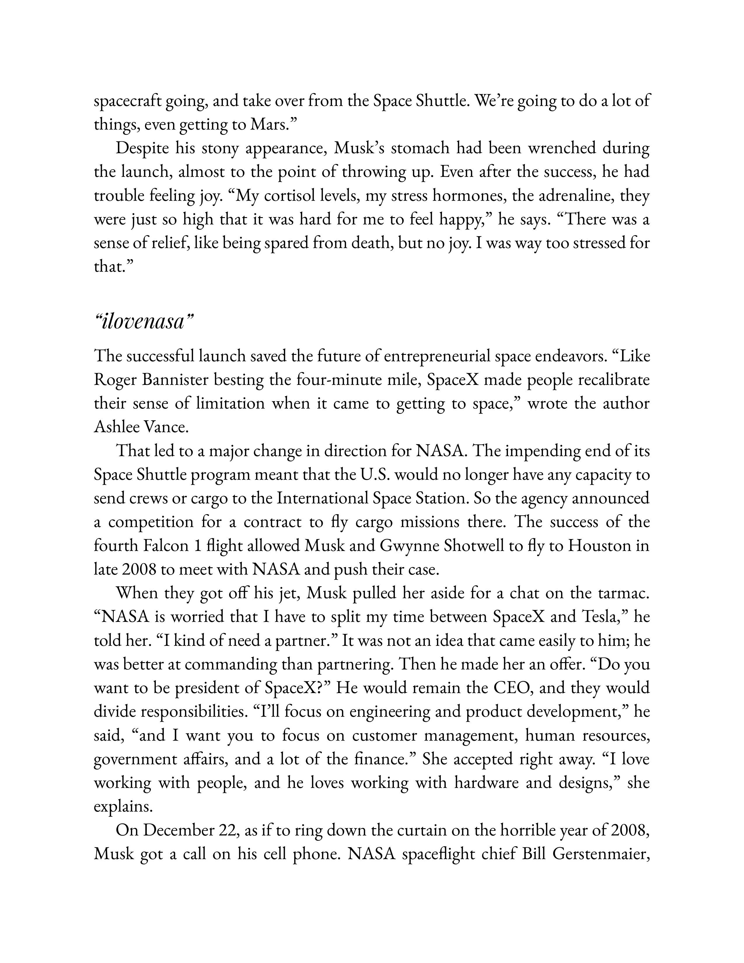 Simon & Schuster Elon Musk Biography by Walter Isaacson — page 229
