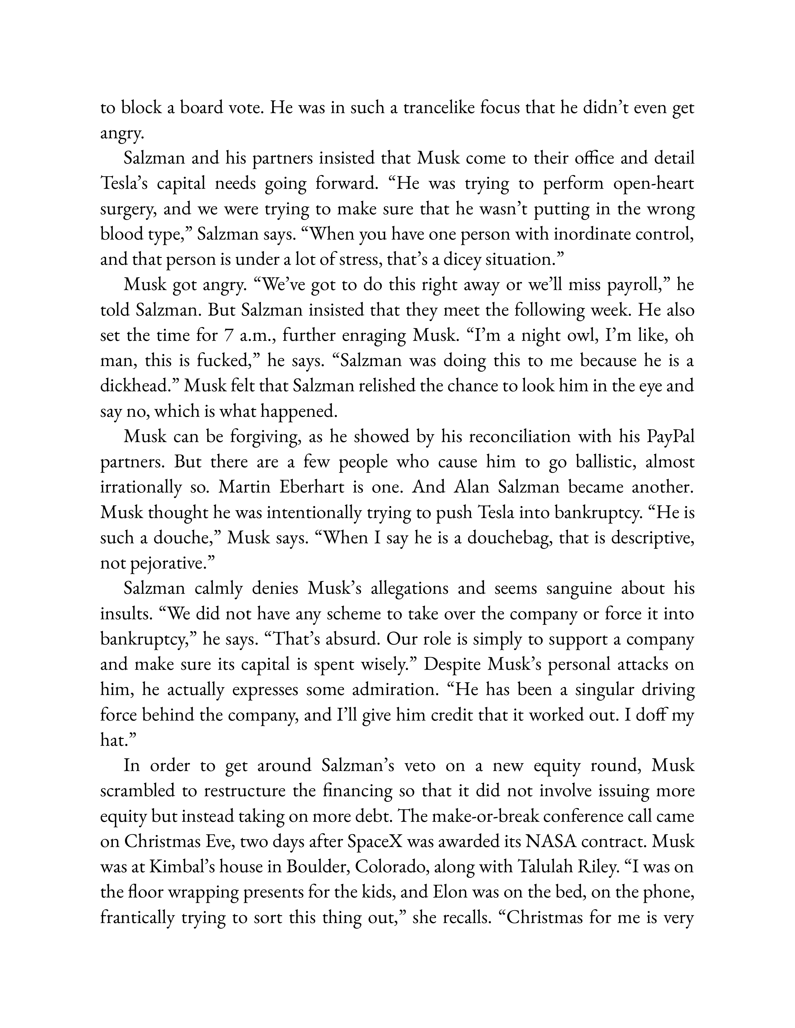 Simon & Schuster Elon Musk Biography by Walter Isaacson — page 235