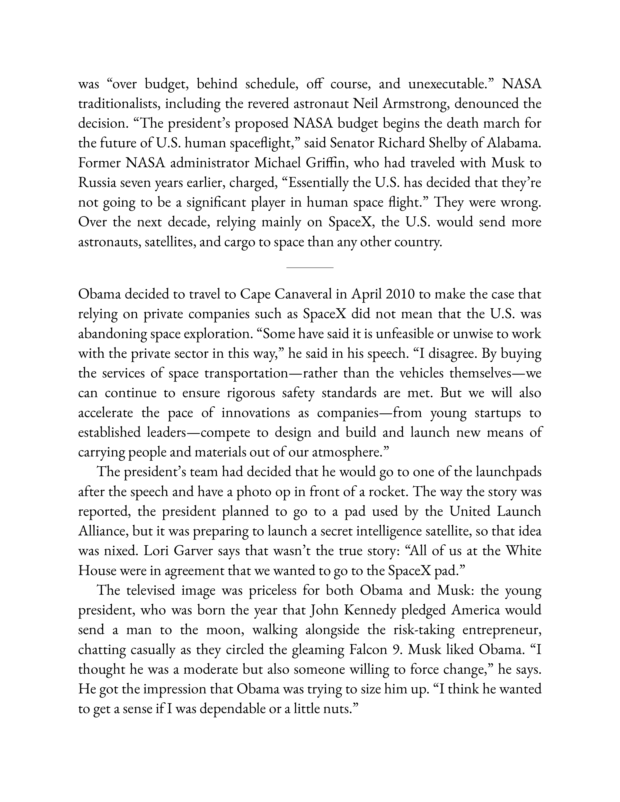 Simon & Schuster Elon Musk Biography by Walter Isaacson — page 252