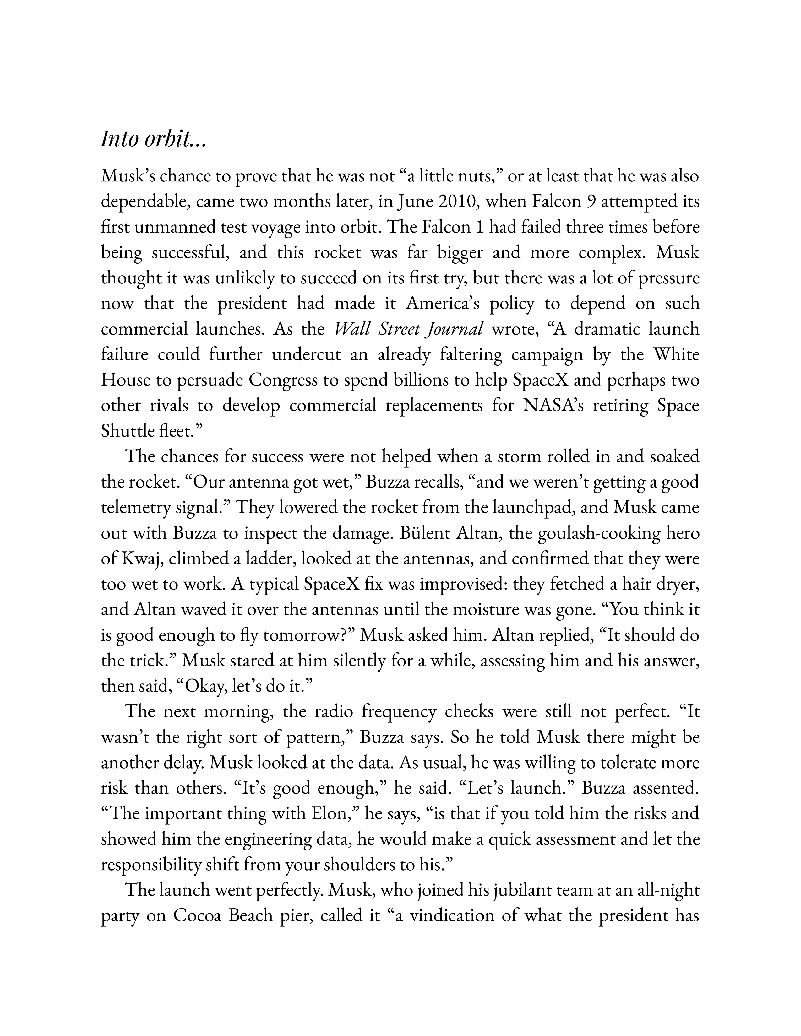 Simon & Schuster Elon Musk Biography by Walter Isaacson — page 255