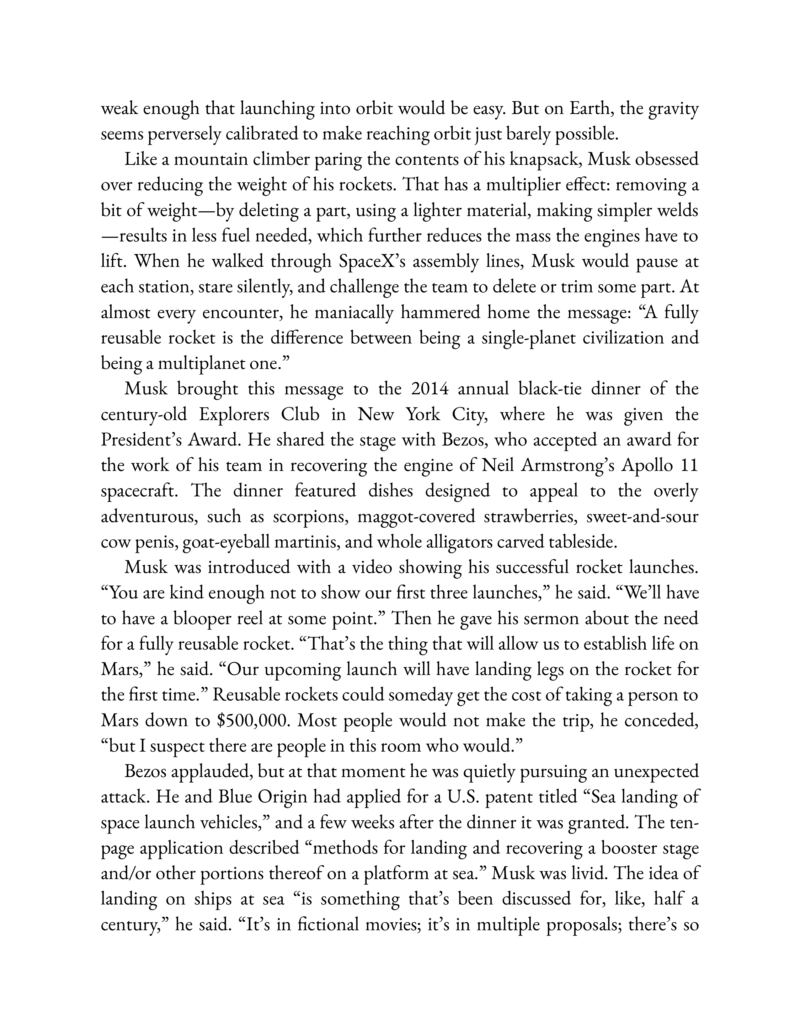 Simon & Schuster Elon Musk Biography by Walter Isaacson — page 276
