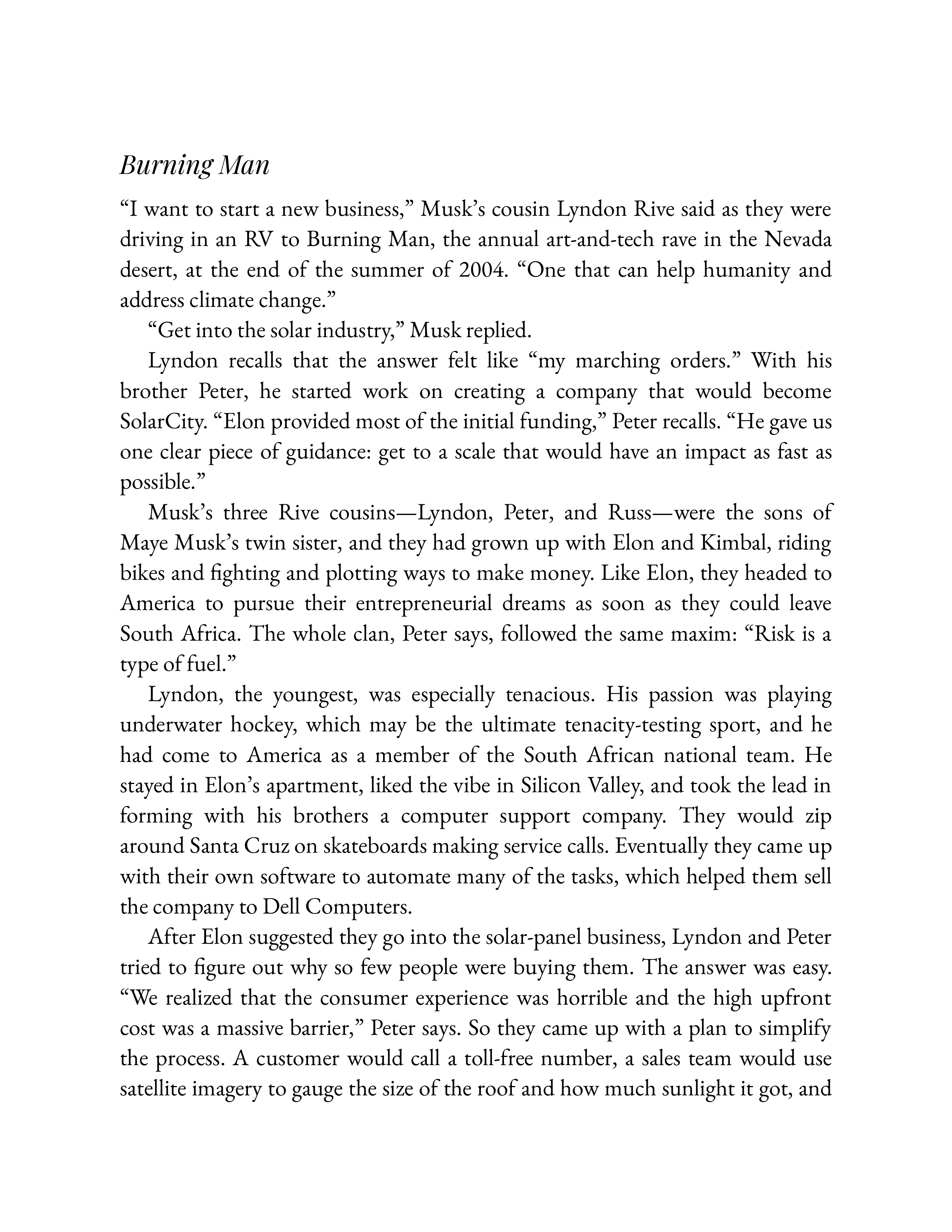 Simon & Schuster Elon Musk Biography by Walter Isaacson — page 307