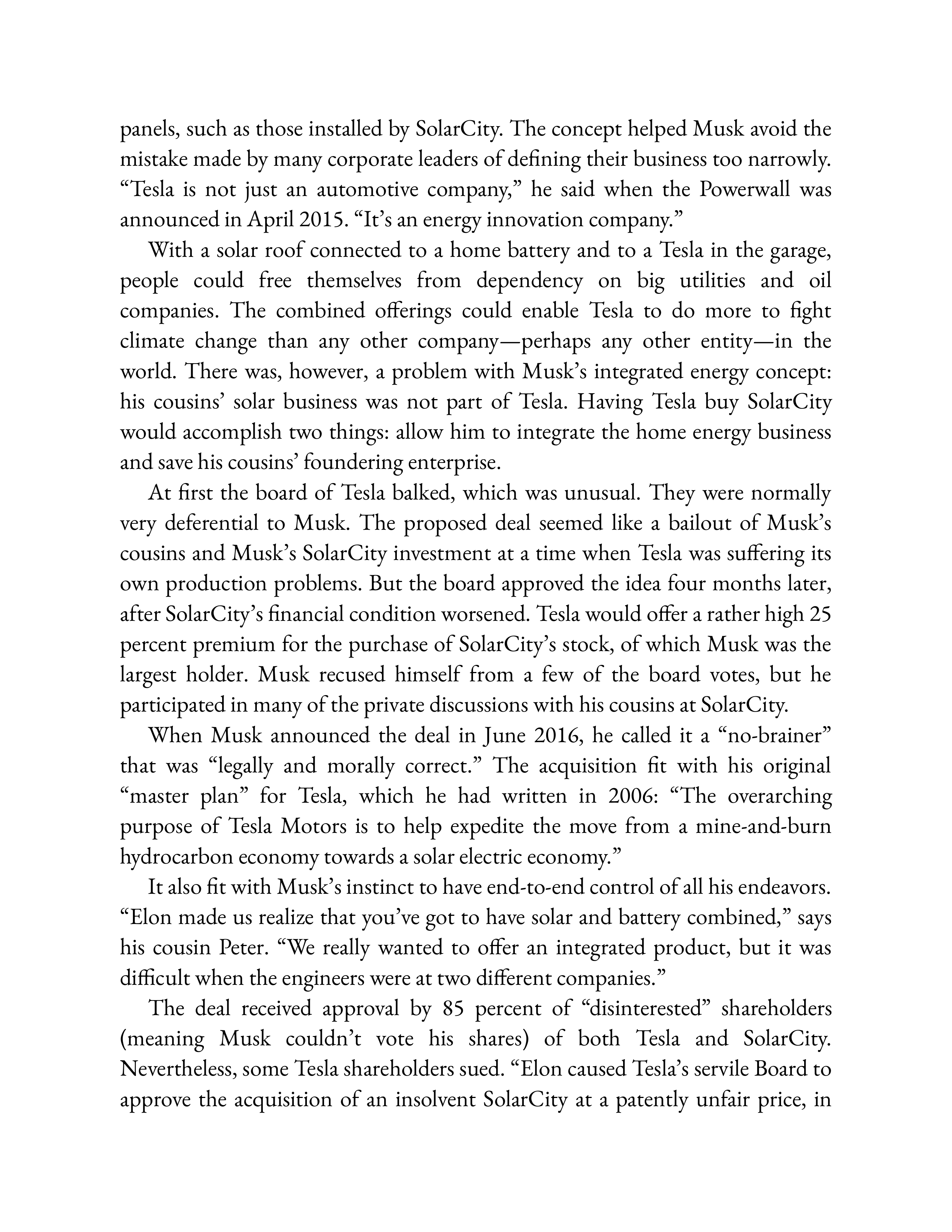 Simon & Schuster Elon Musk Biography by Walter Isaacson — page 309