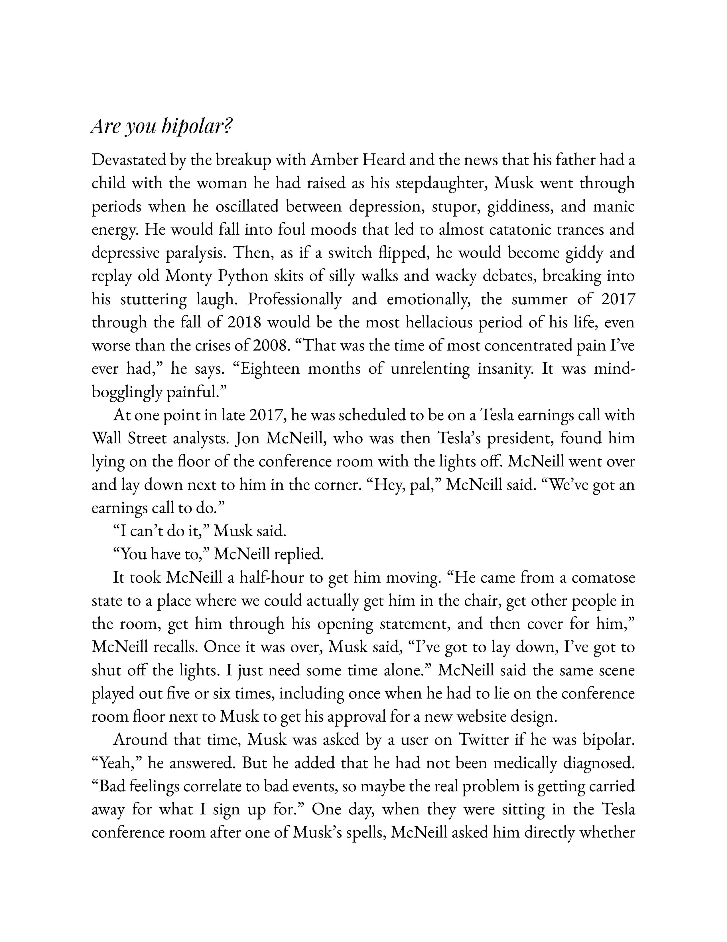Simon & Schuster Elon Musk Biography by Walter Isaacson — page 323