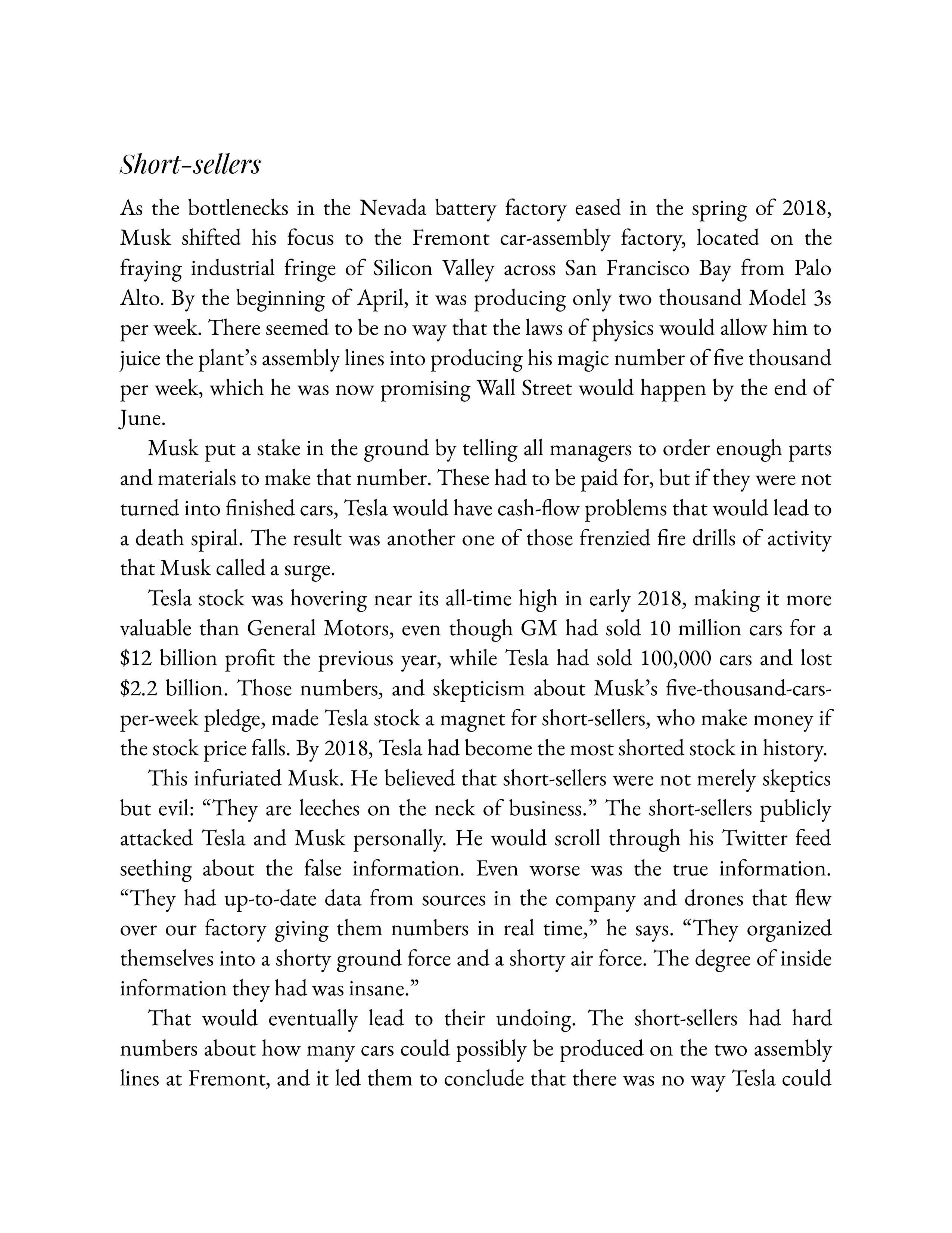 Simon & Schuster Elon Musk Biography by Walter Isaacson — page 334