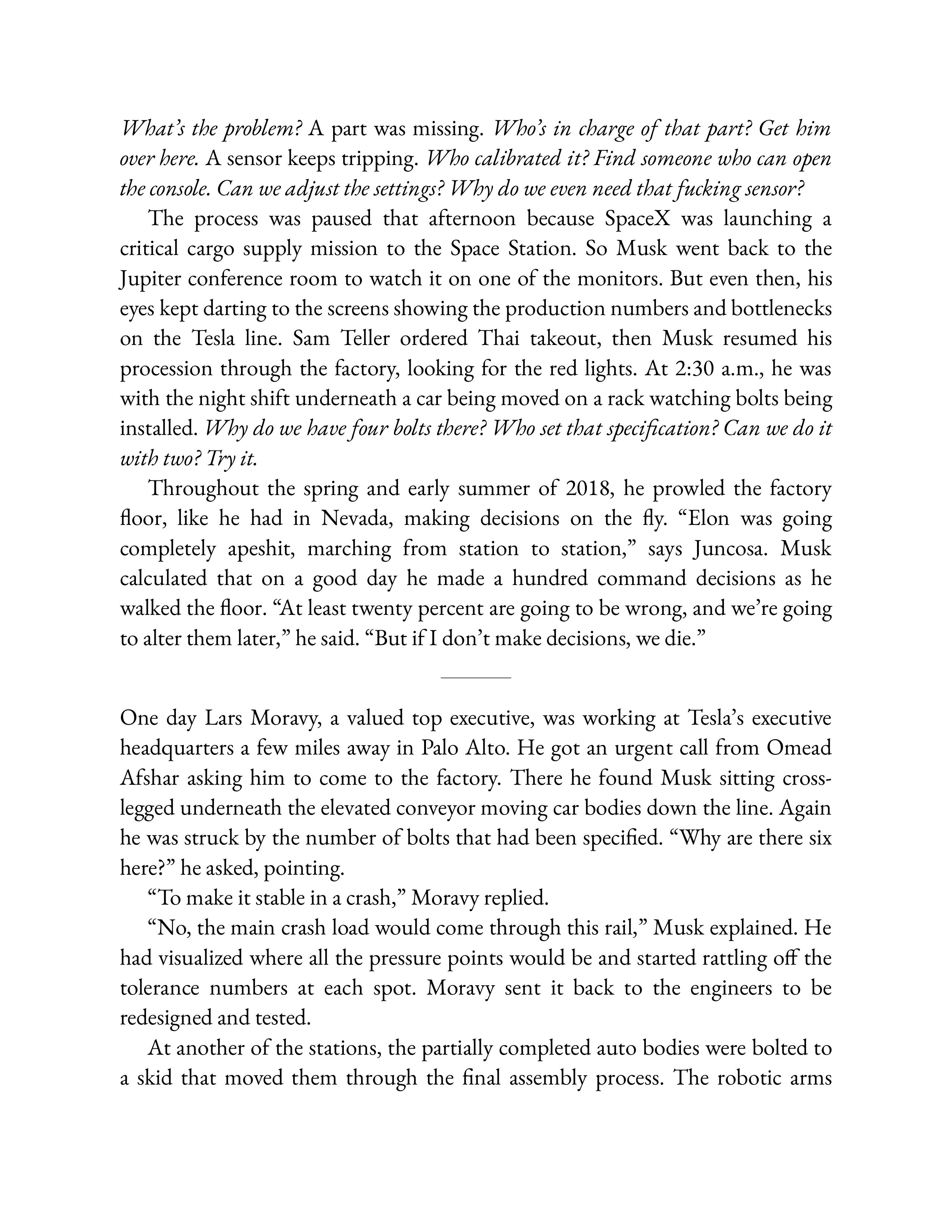 Simon & Schuster Elon Musk Biography by Walter Isaacson — page 336