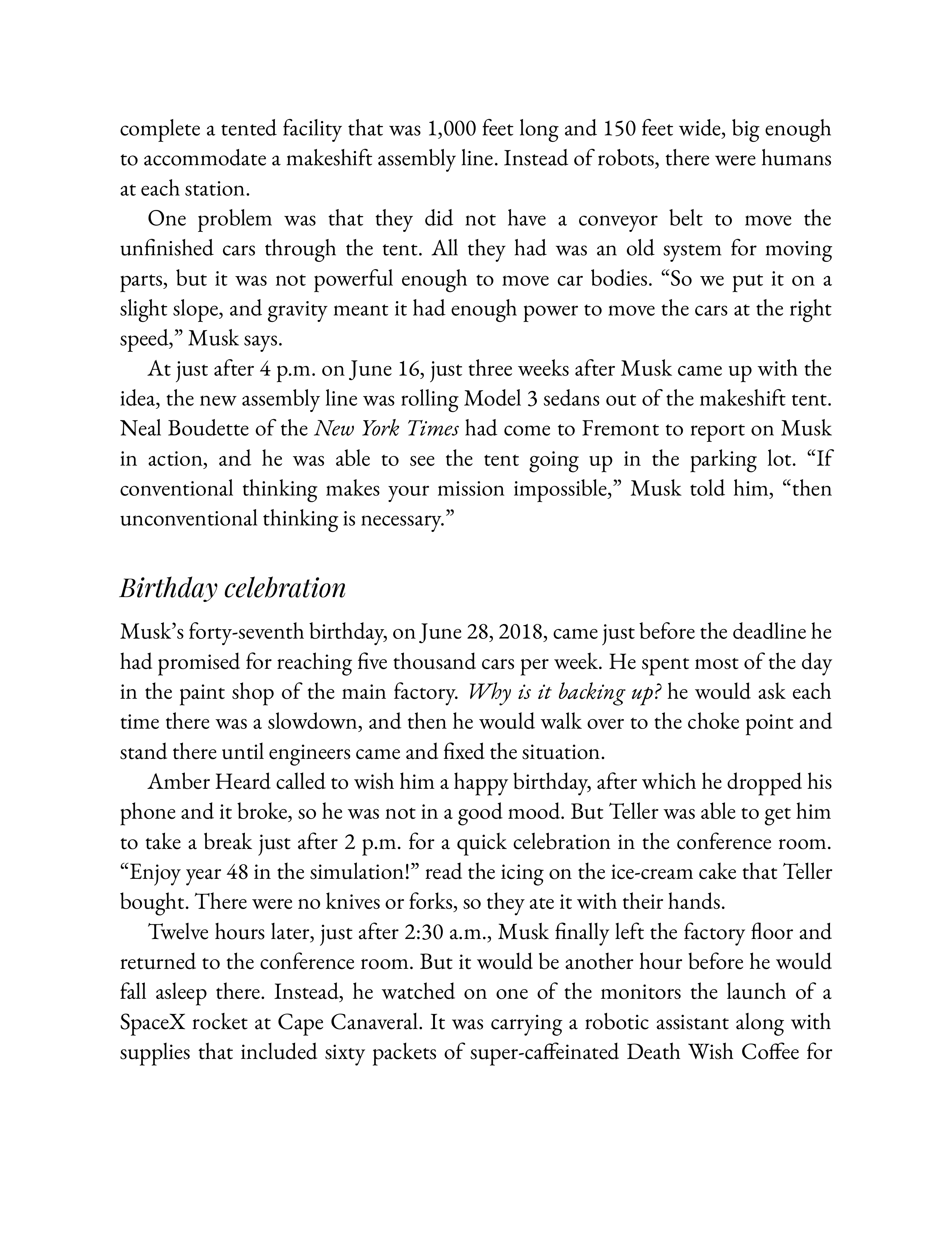 Simon & Schuster Elon Musk Biography by Walter Isaacson — page 340