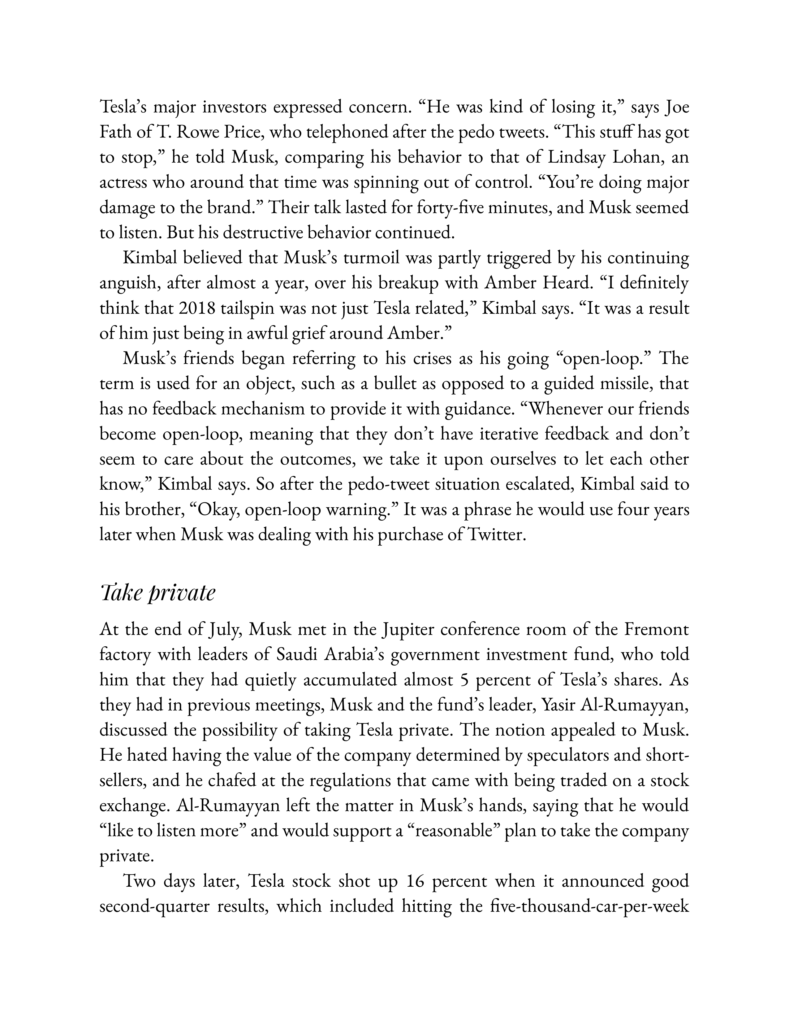 Simon & Schuster Elon Musk Biography by Walter Isaacson — page 352
