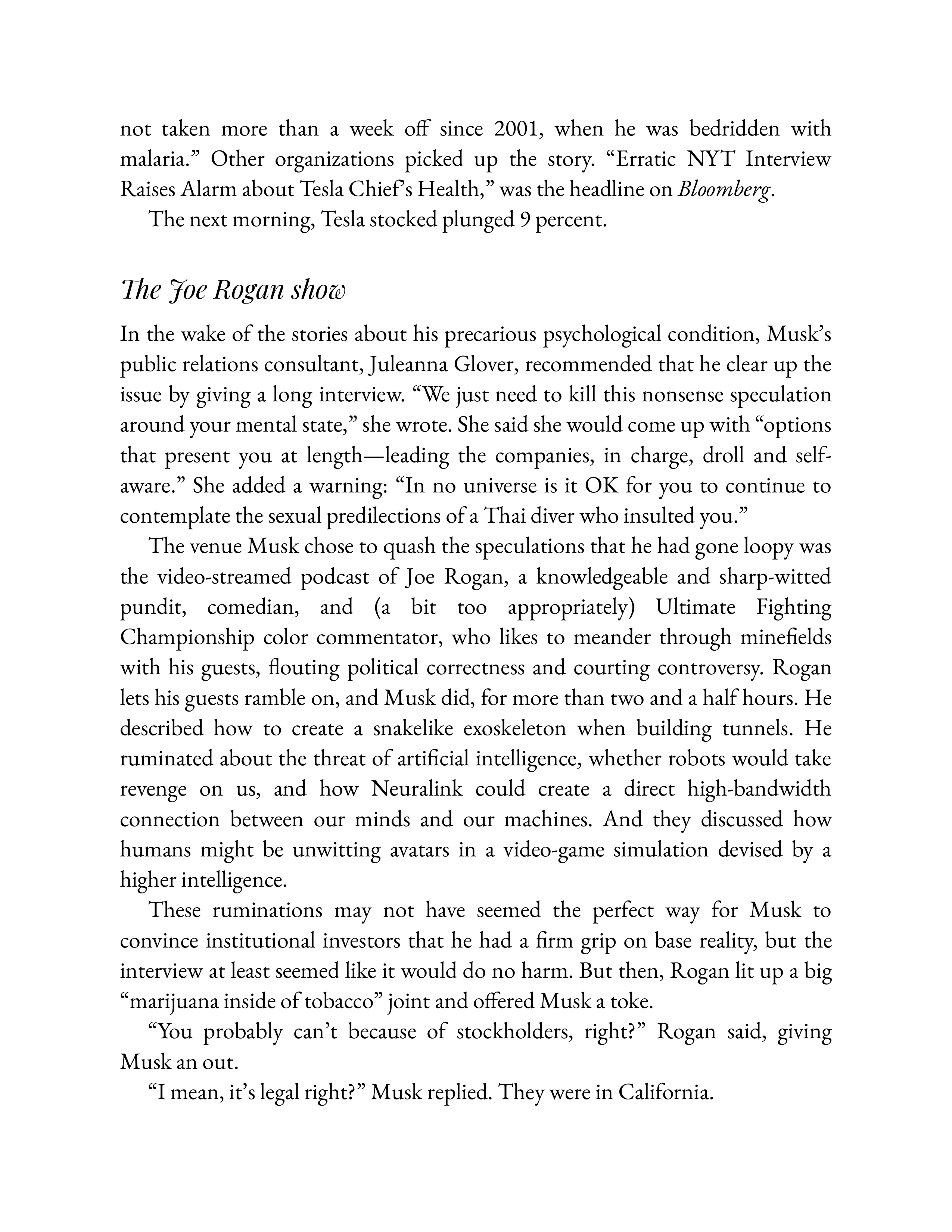 Simon & Schuster Elon Musk Biography by Walter Isaacson — page 358