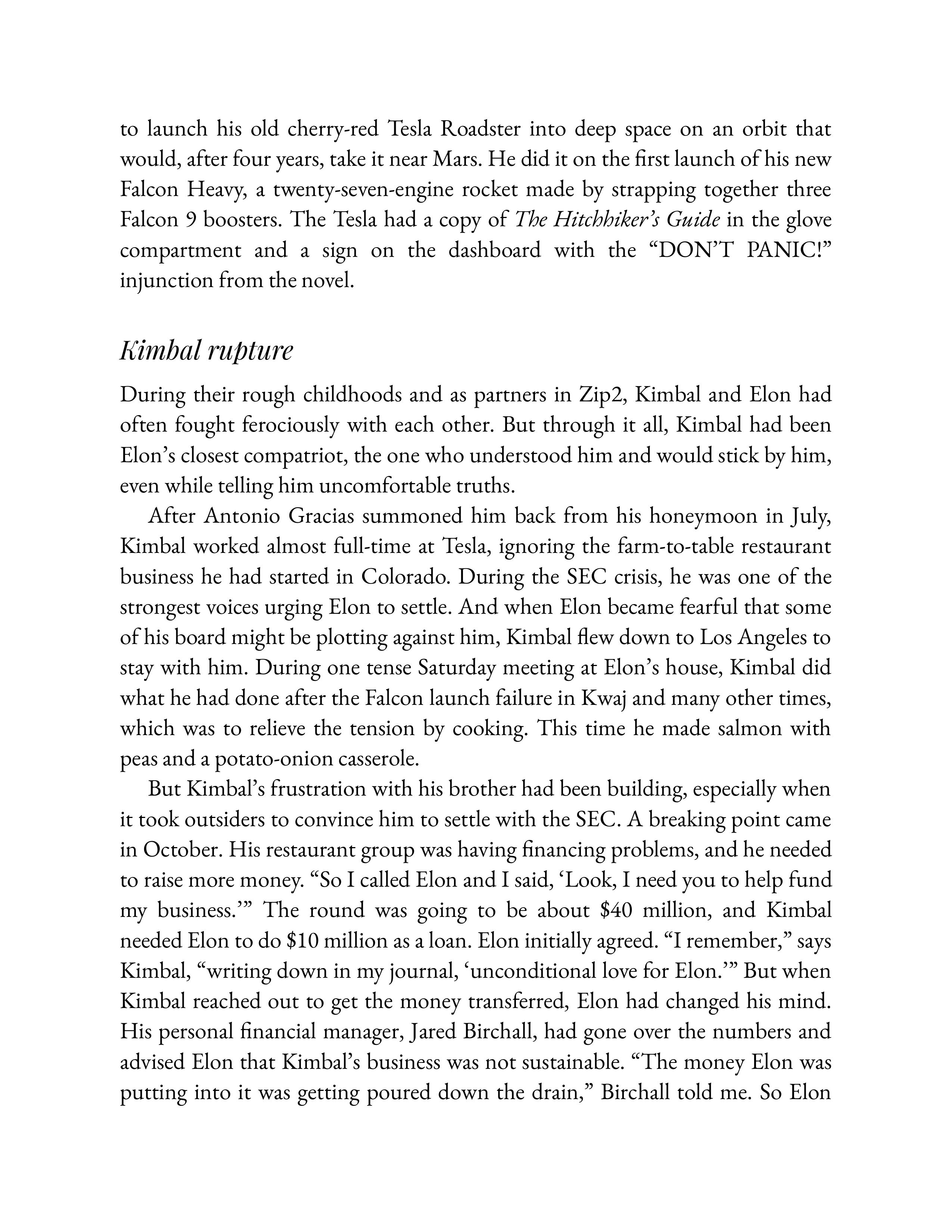 Simon & Schuster Elon Musk Biography by Walter Isaacson — page 361
