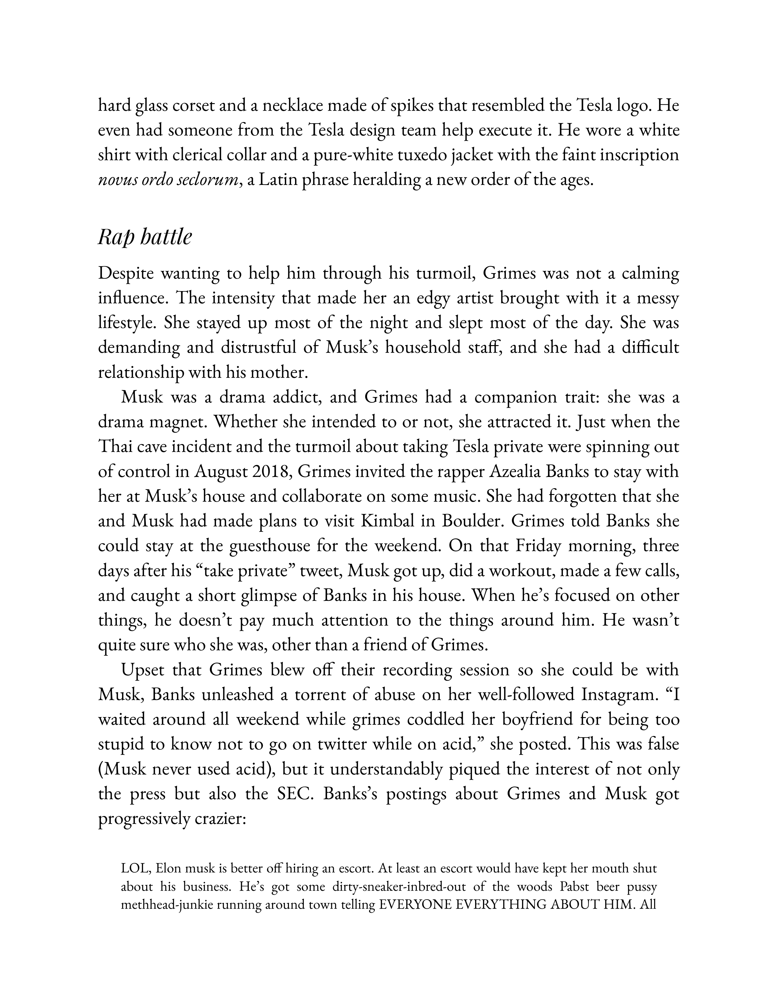 Simon & Schuster Elon Musk Biography by Walter Isaacson — page 369