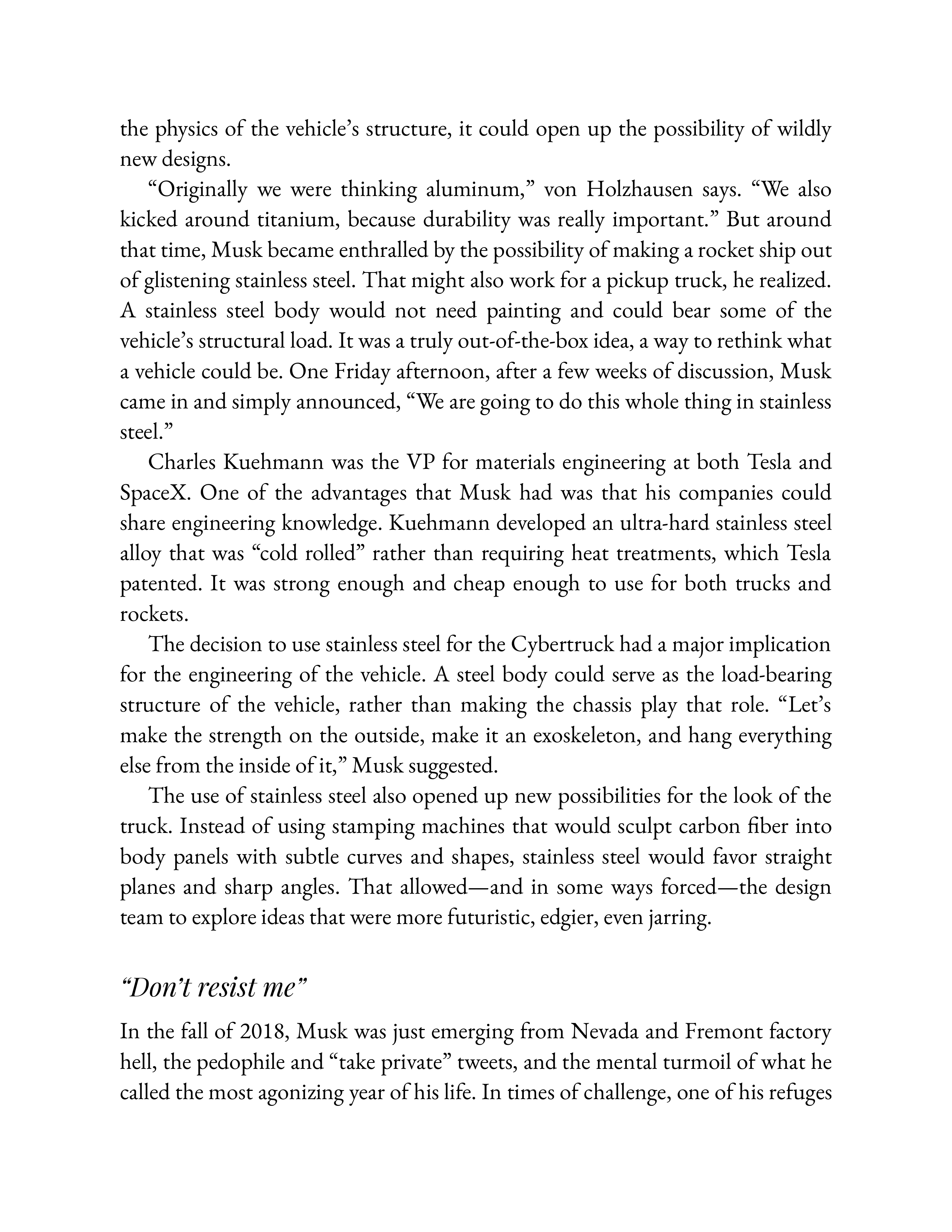 Simon & Schuster Elon Musk Biography by Walter Isaacson — page 383