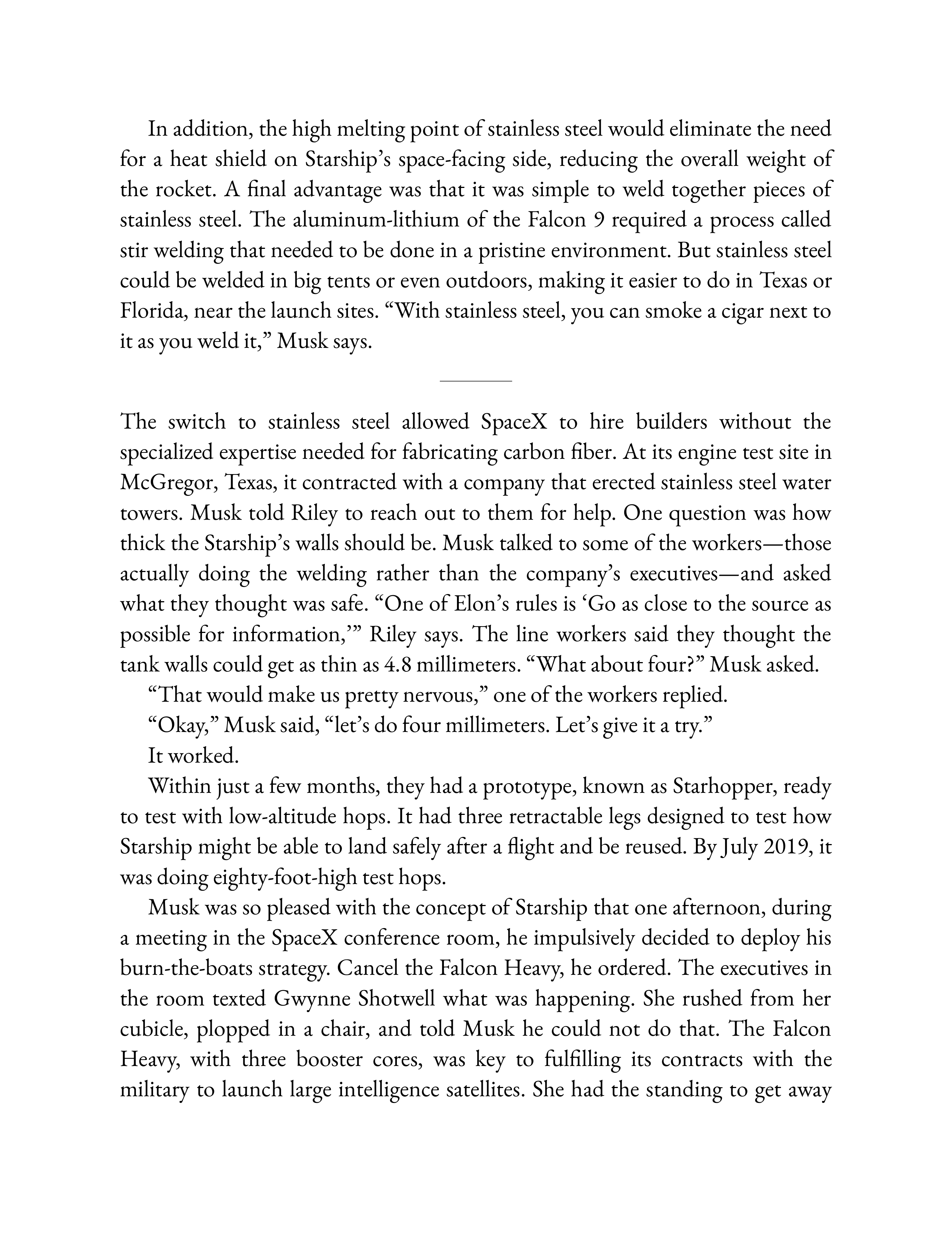 Simon & Schuster Elon Musk Biography by Walter Isaacson — page 394