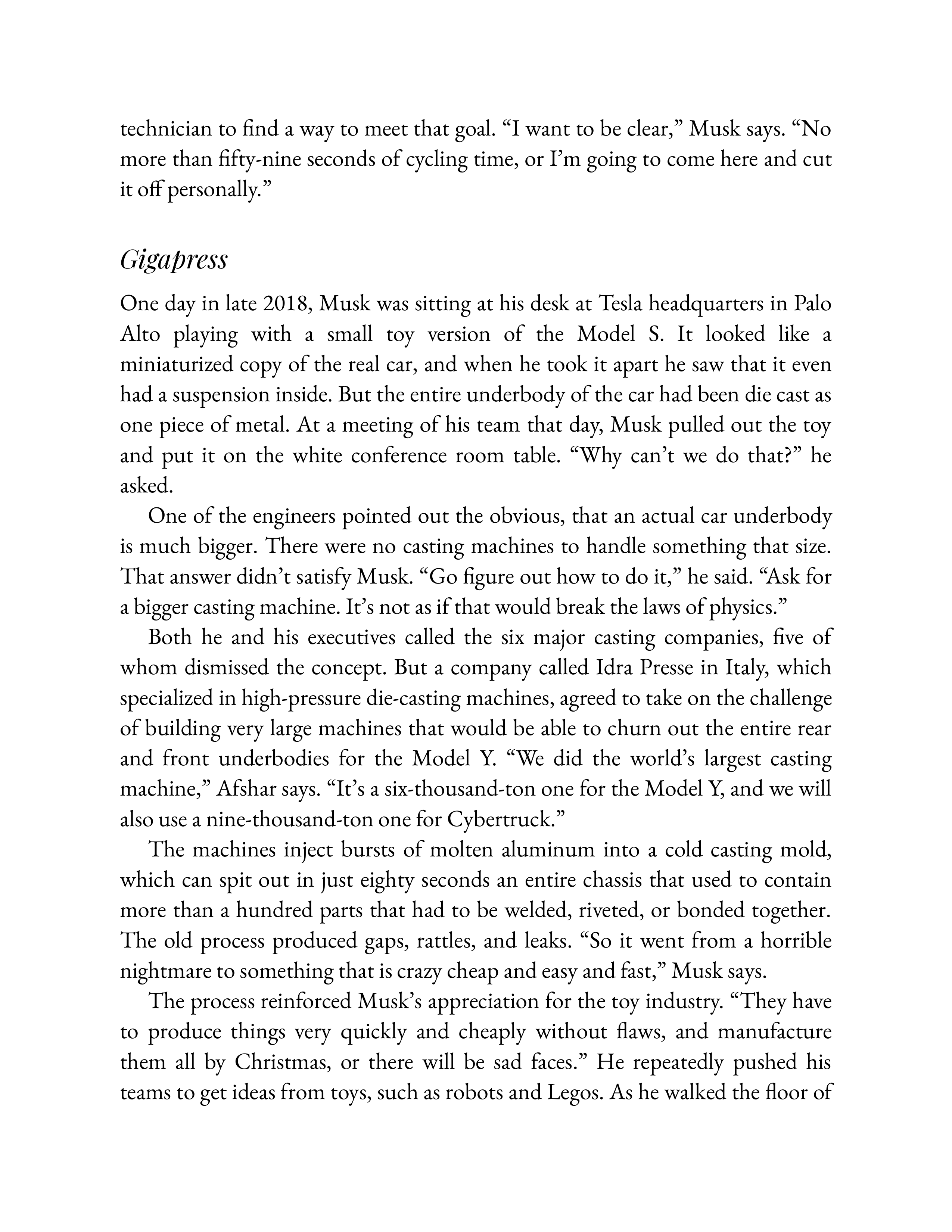 Simon & Schuster Elon Musk Biography by Walter Isaacson — page 405