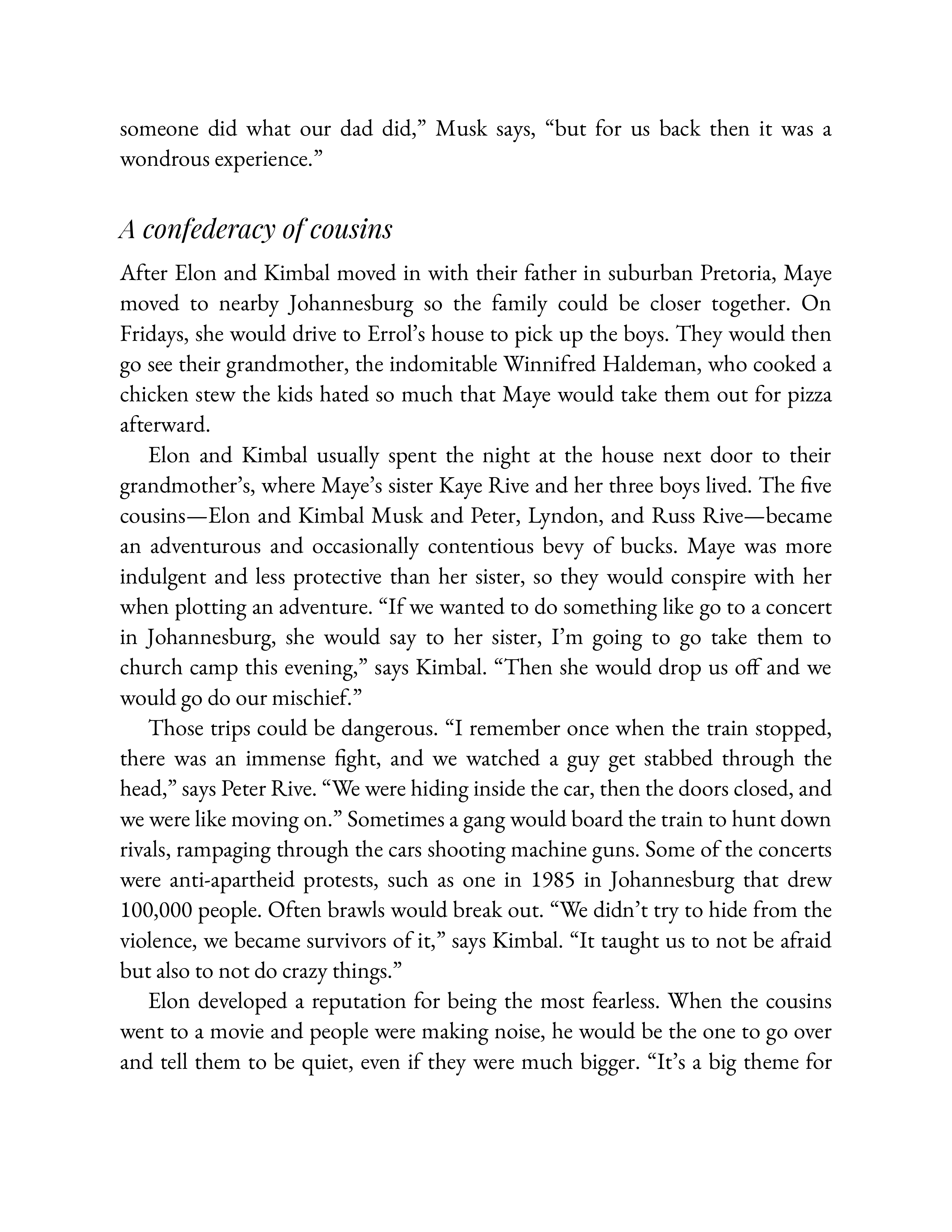Simon & Schuster Elon Musk Biography by Walter Isaacson — page 42