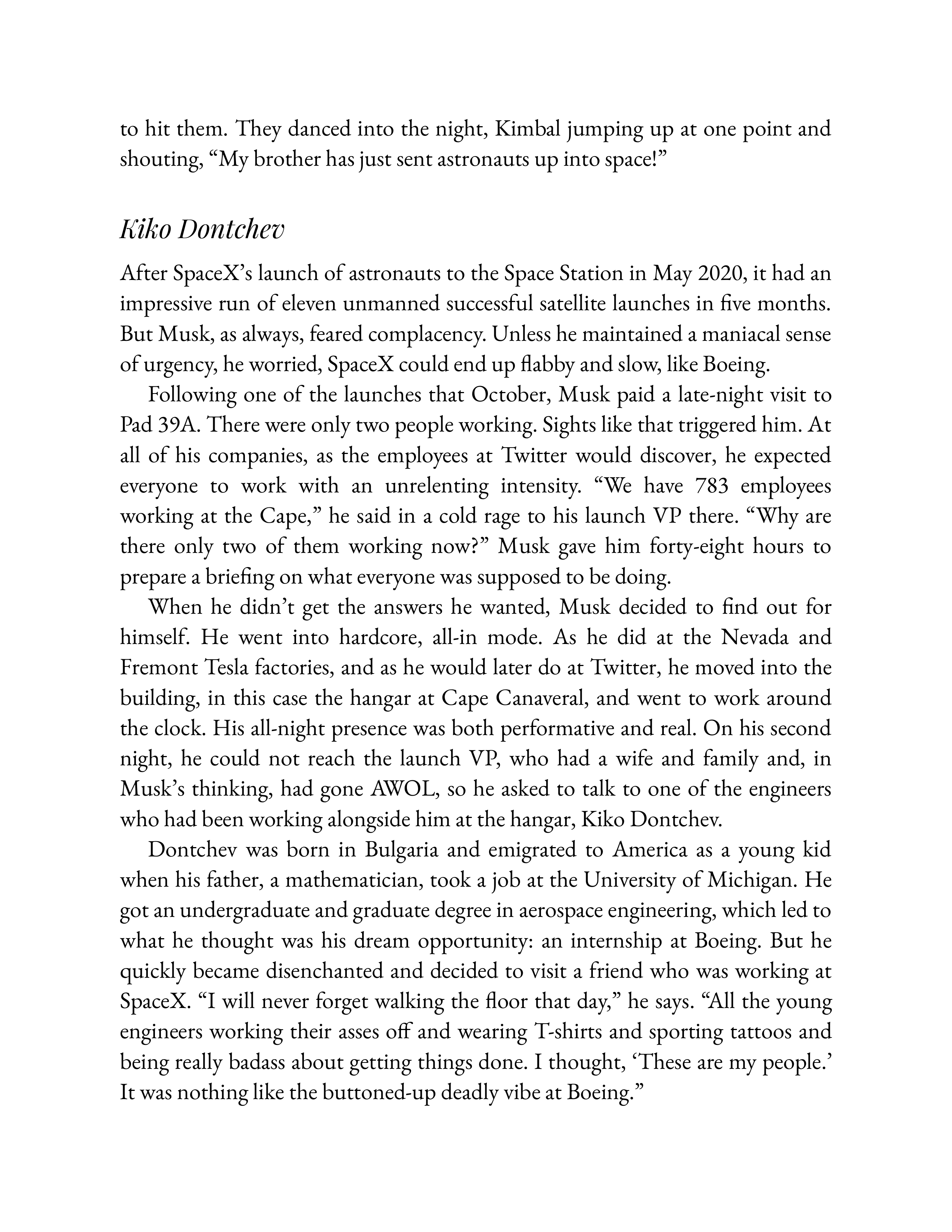 Simon & Schuster Elon Musk Biography by Walter Isaacson — page 421