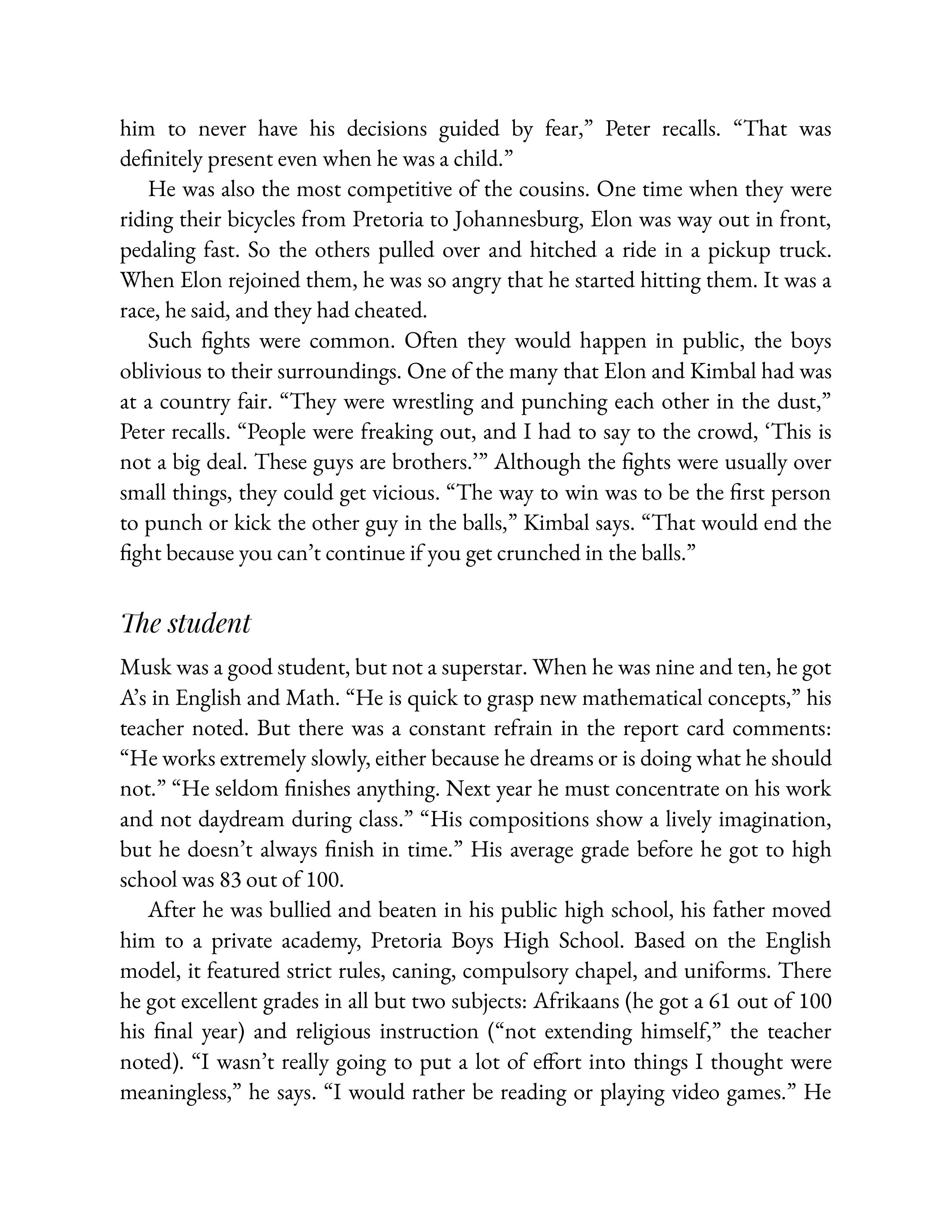 Simon & Schuster Elon Musk Biography by Walter Isaacson — page 43