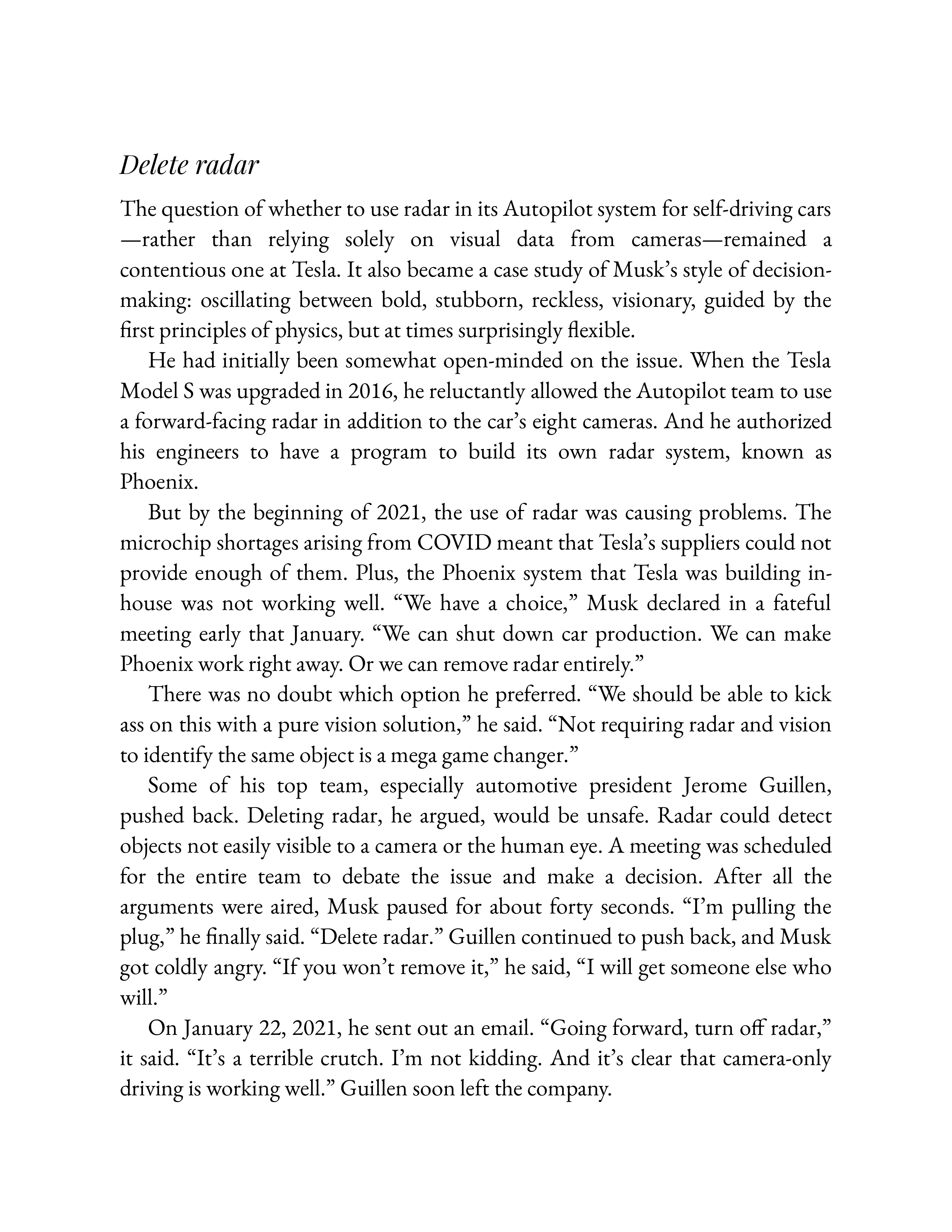 Simon & Schuster Elon Musk Biography by Walter Isaacson — page 486