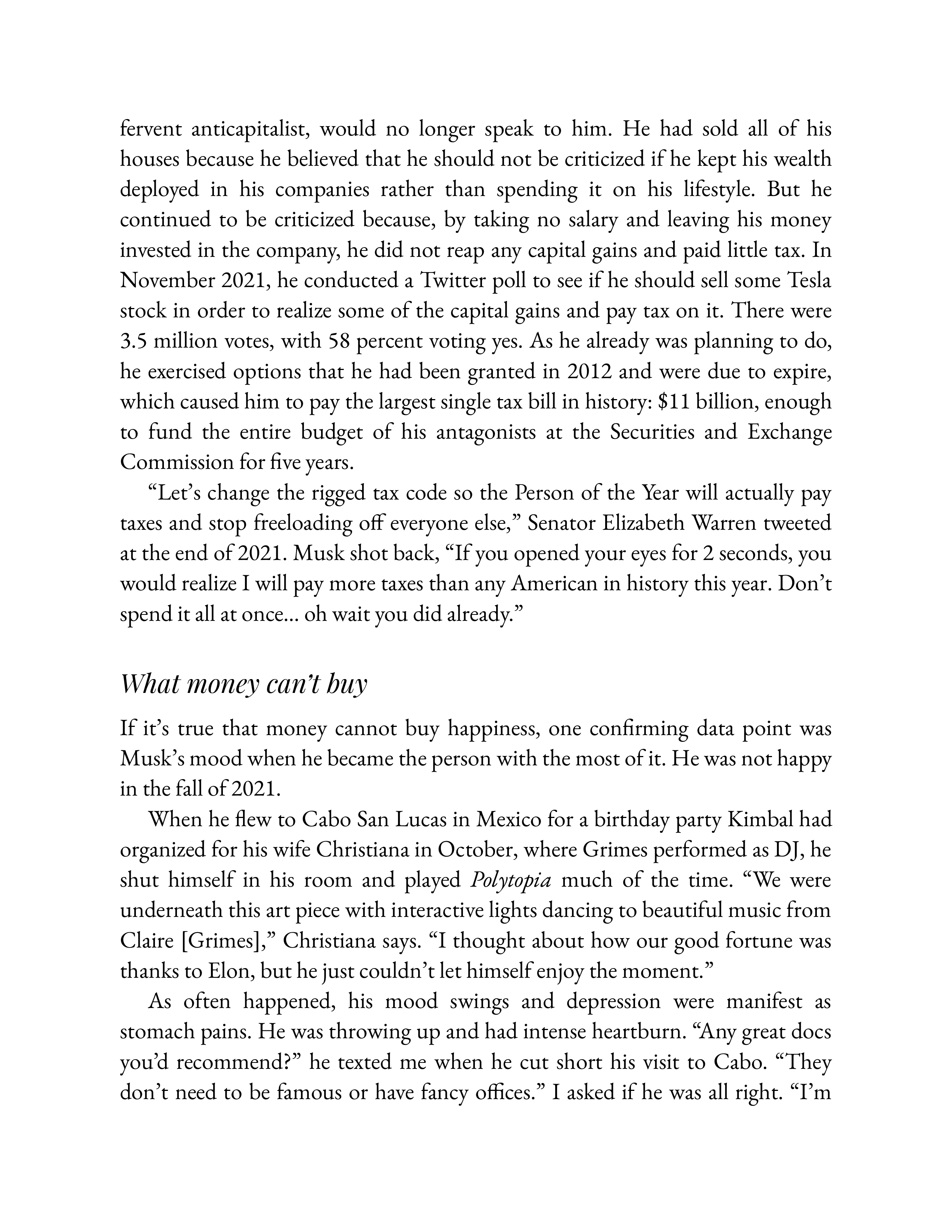 Simon & Schuster Elon Musk Biography by Walter Isaacson — page 490